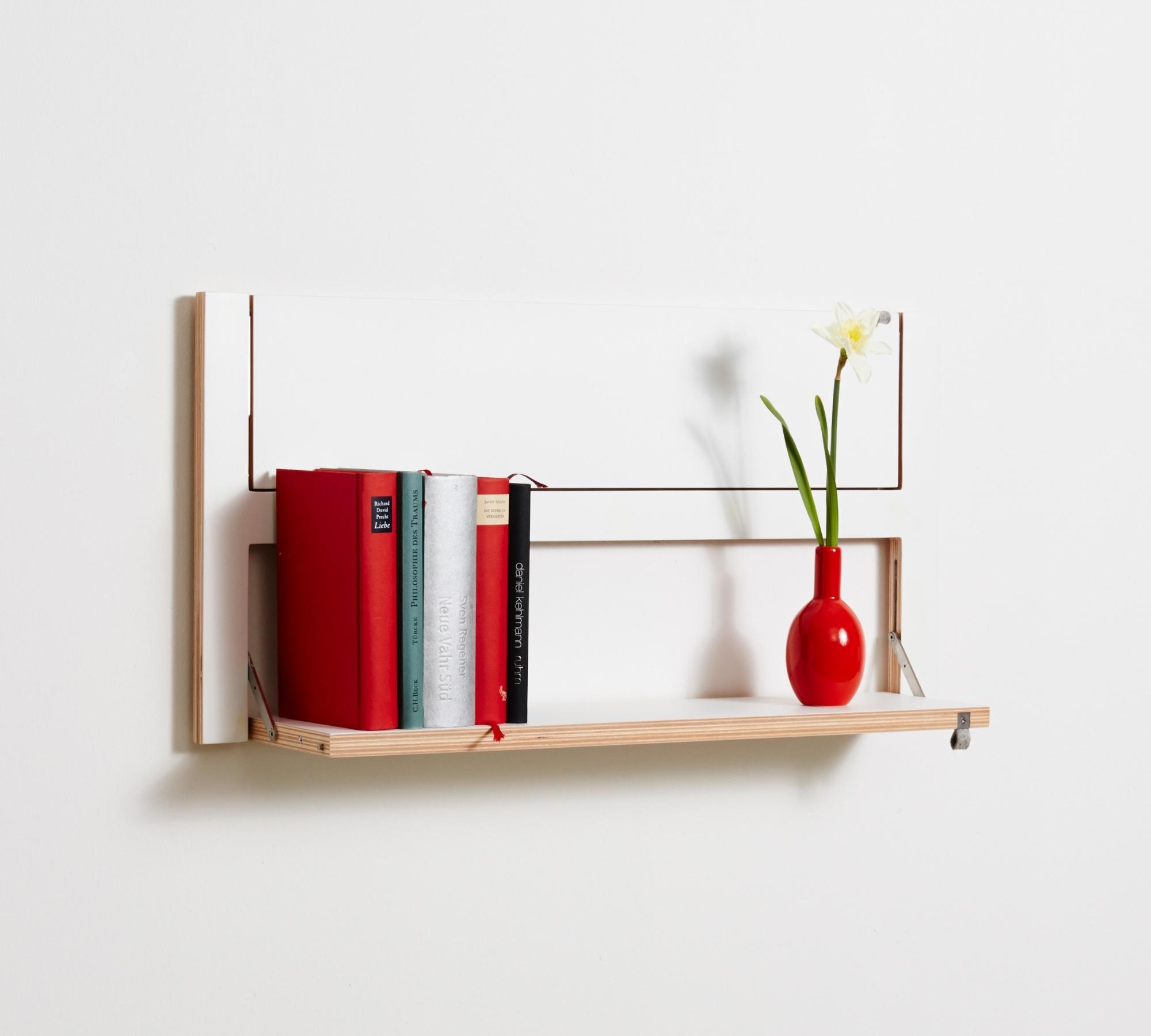 Fläpps Regal Holz Weiß 80 x 40 cm