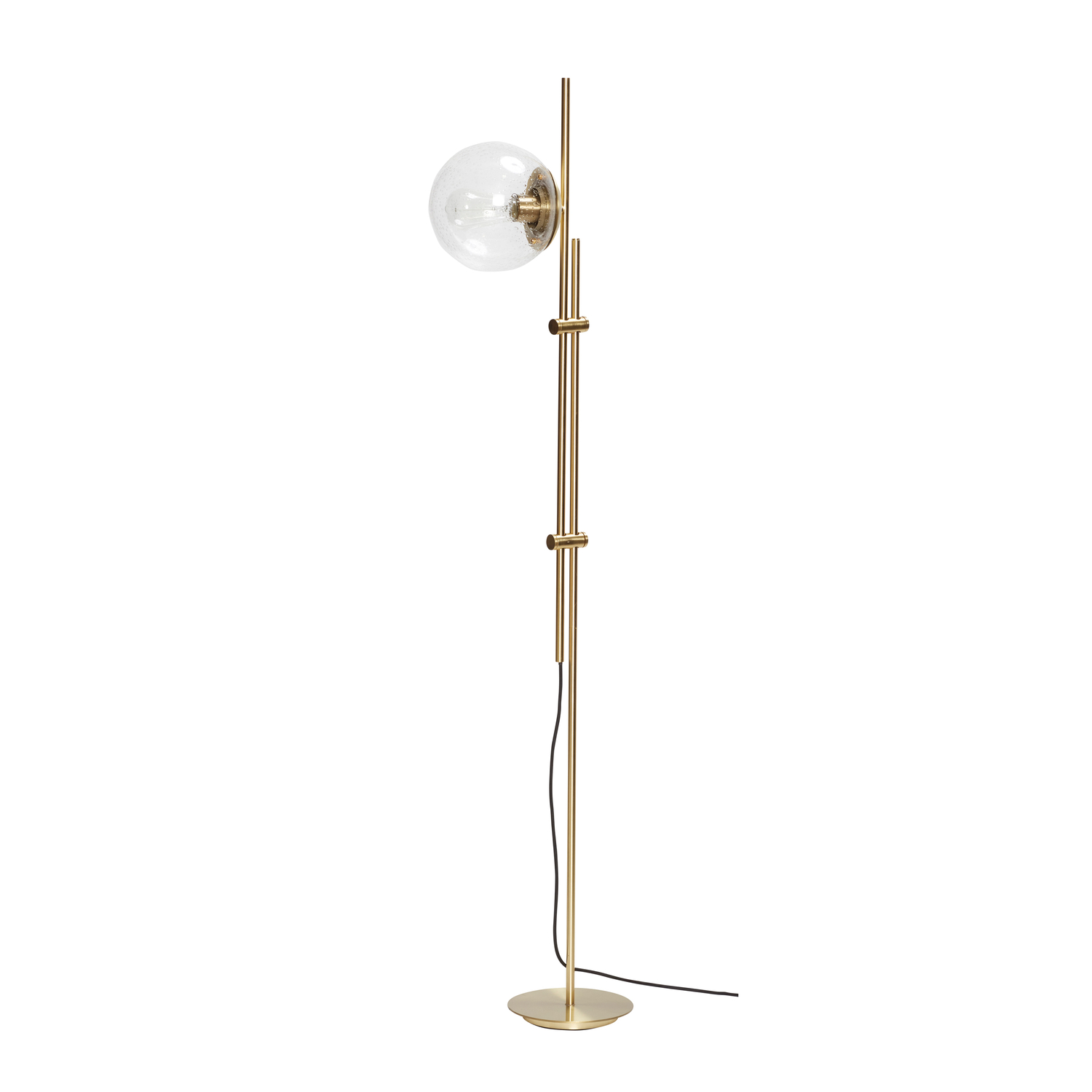 Bubble Stehlampe Messingfarben