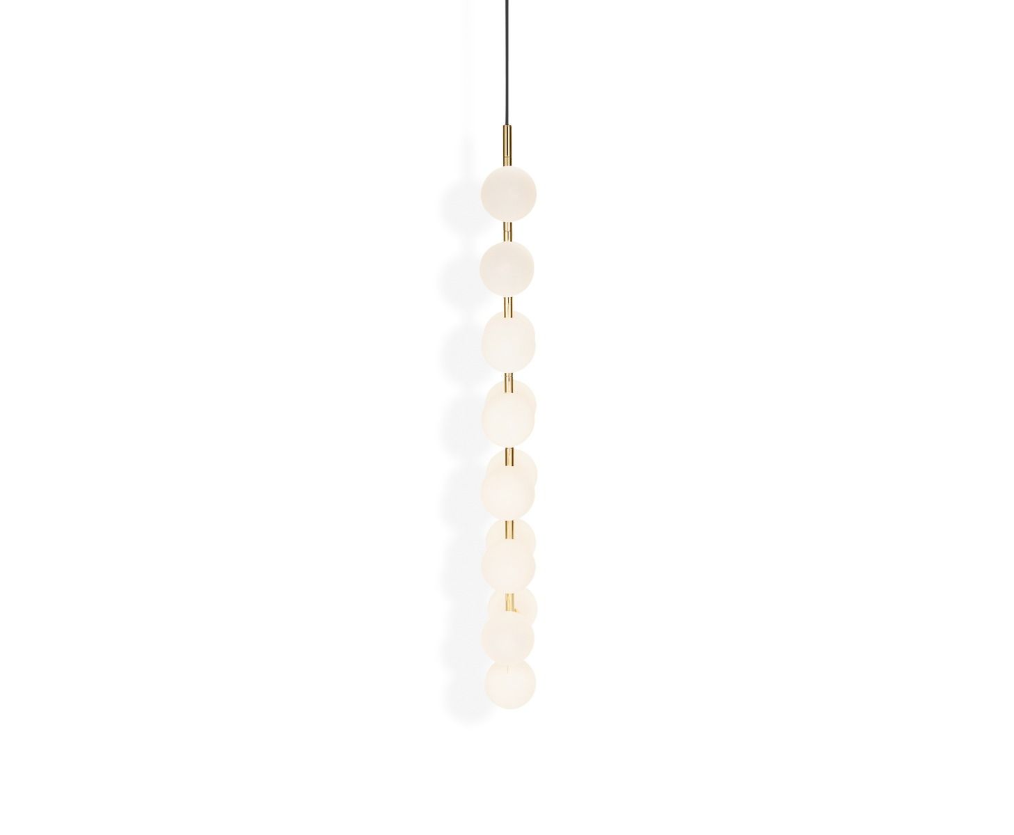 Plane Drop Pendant Lamp Gold