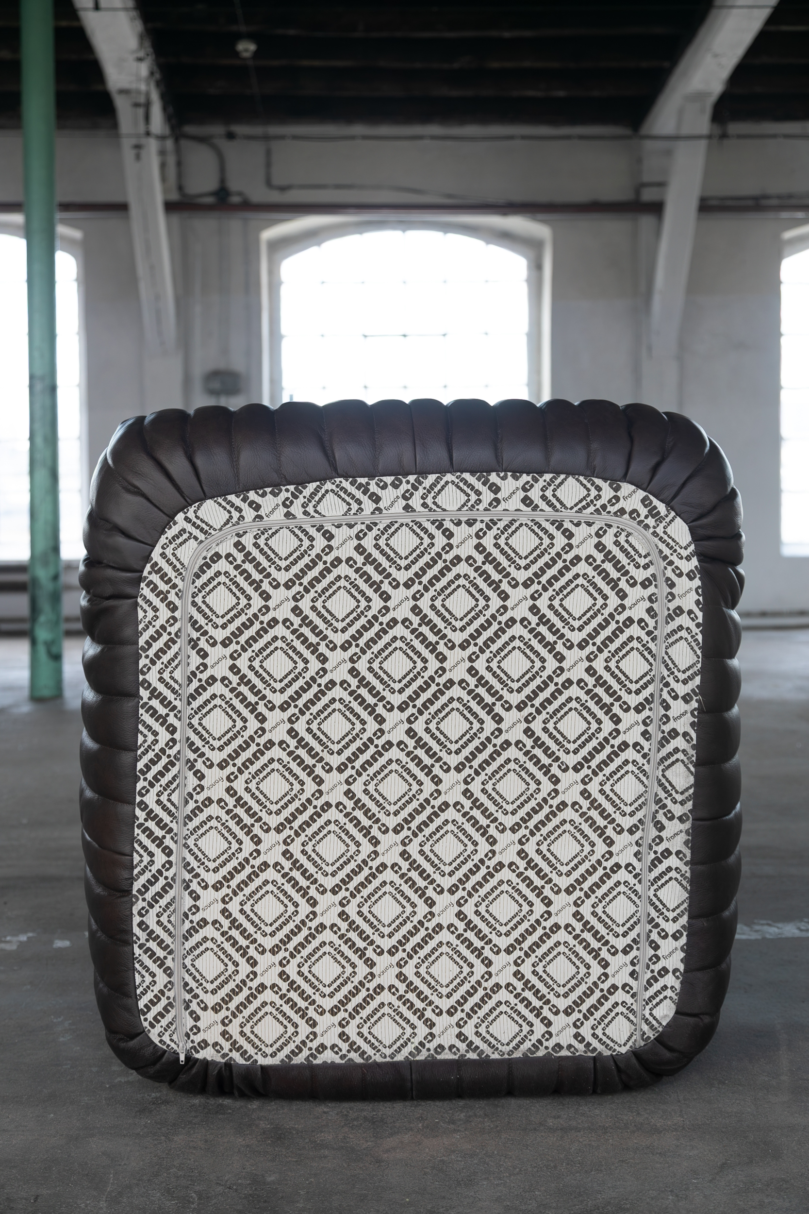 Sandra Poltrona Pelle liscia Marrone cioccolato