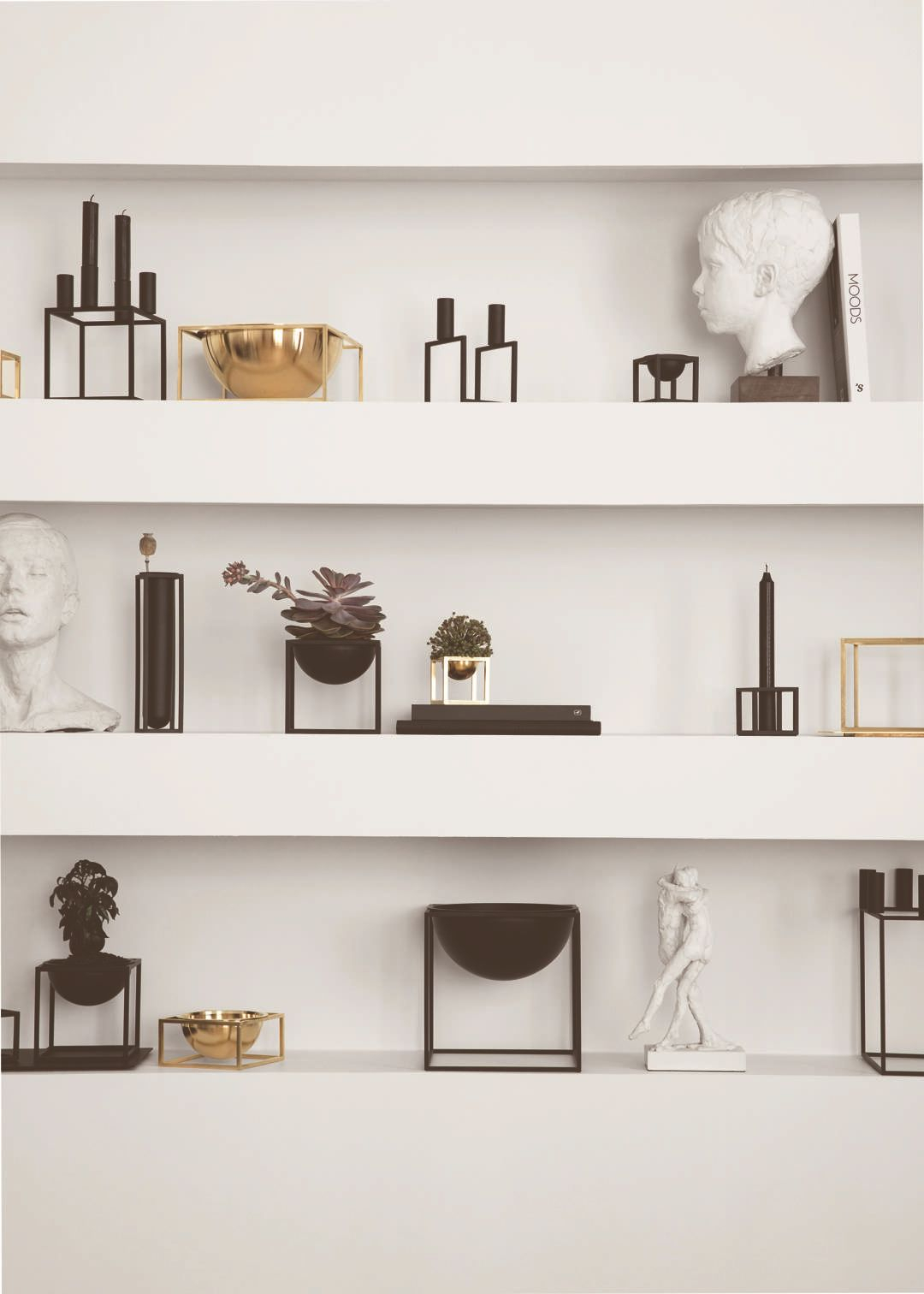 Kubus Bowl Mini Metall Schwarz