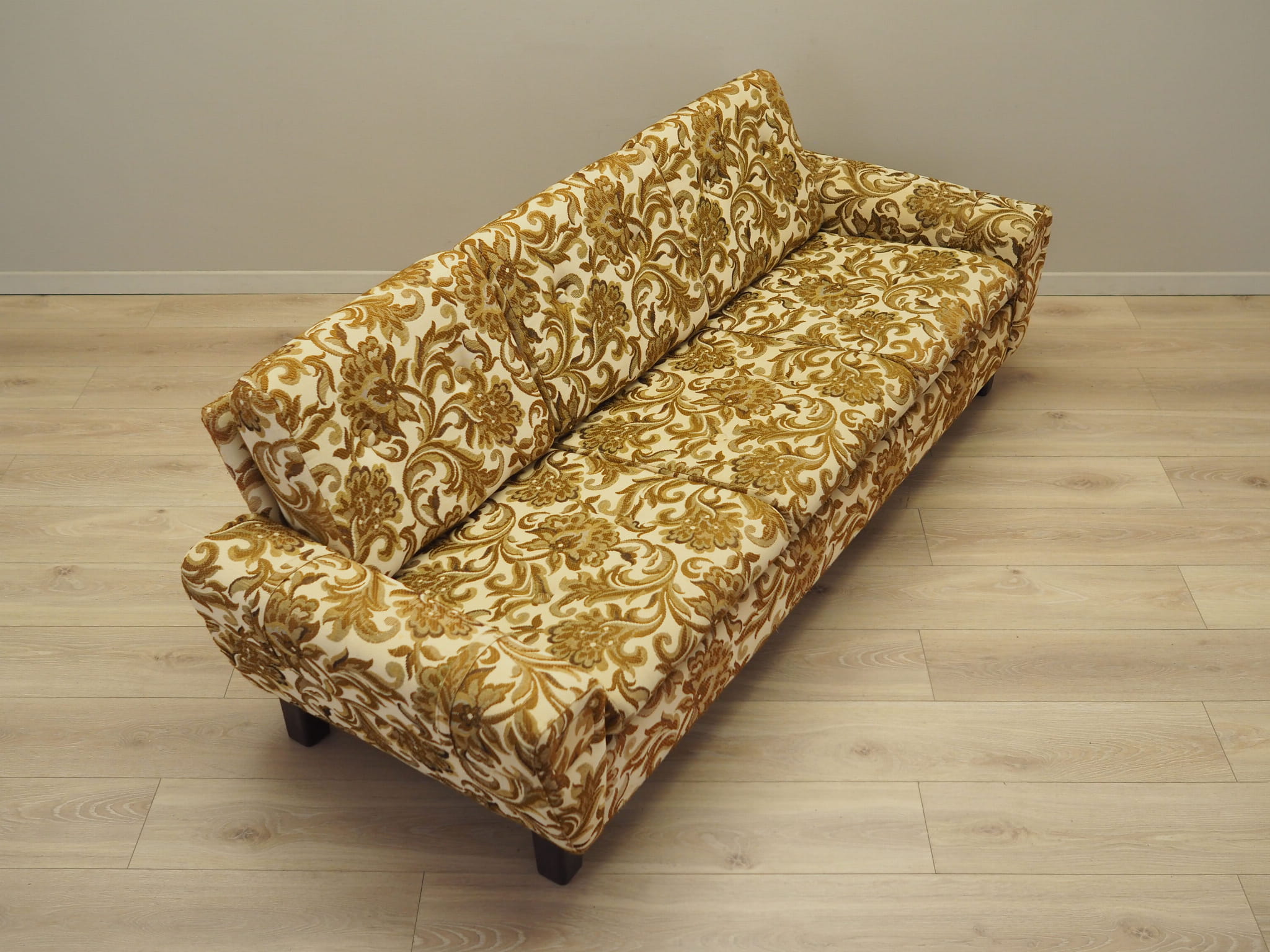 3-Sitzer Sofa Gelb 1960er Jahre