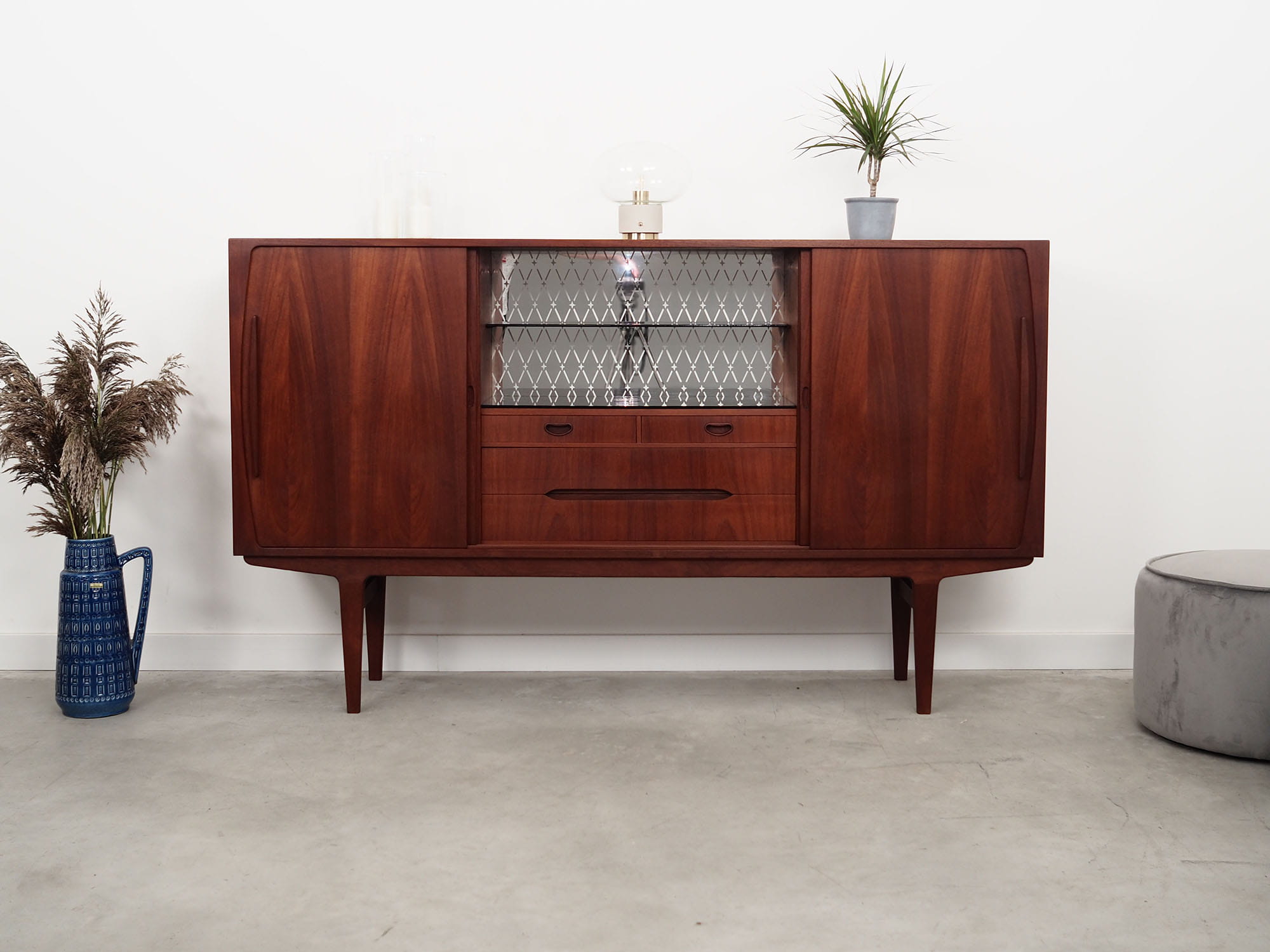 Vintage Sideboard Teak Wood Brown 1960s