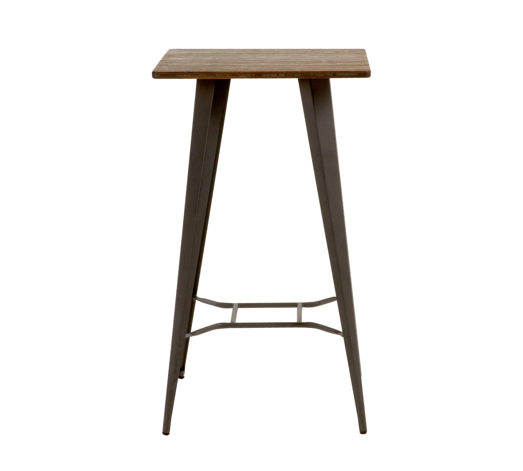 Bartisch Bambus Massivholz Braun