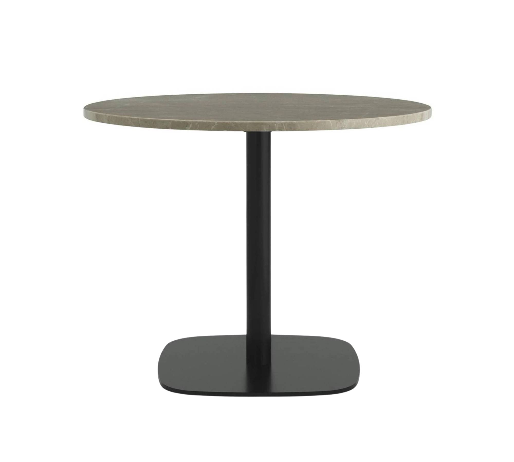 Form Café-Tisch Stein Metall Beige