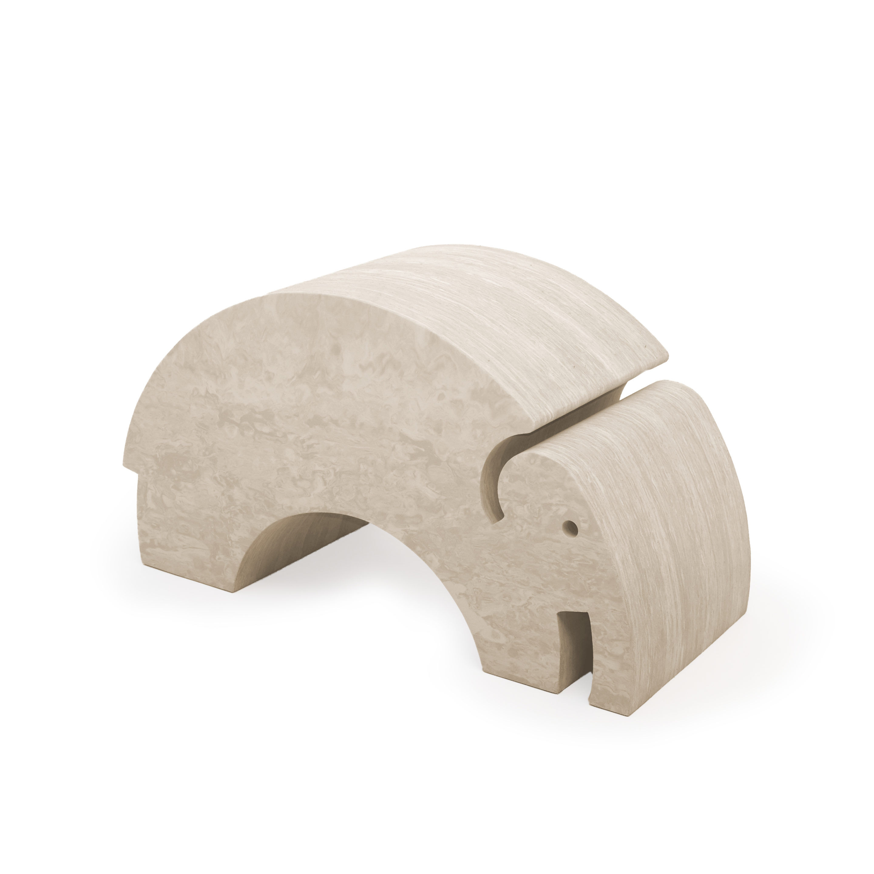Elephant Large Stool Beige