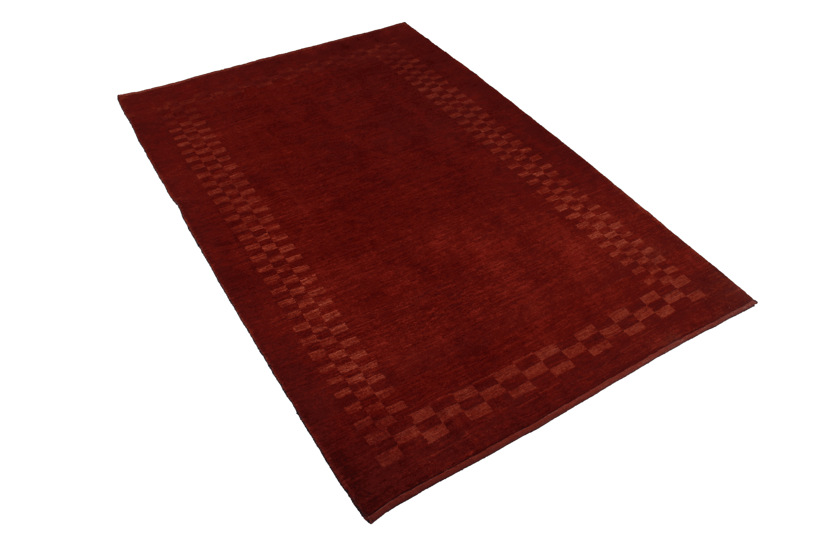 Rizbaf Gabbeh Teppich Wolle Rot