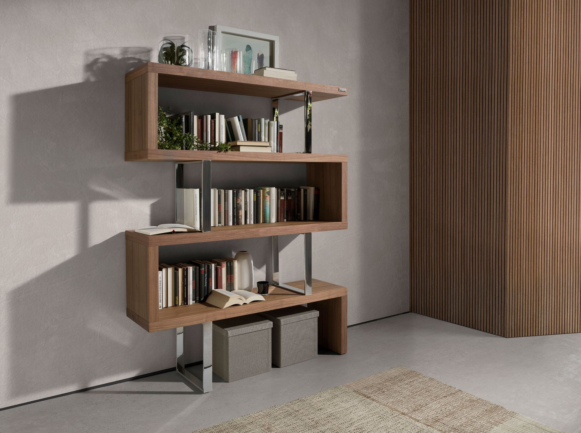 3079 Walnut veneer Steel