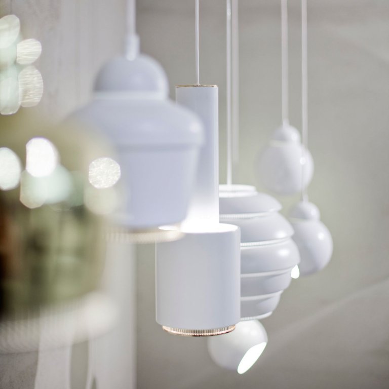 Aalto A331 Hängelampe Weiß Ø33cm