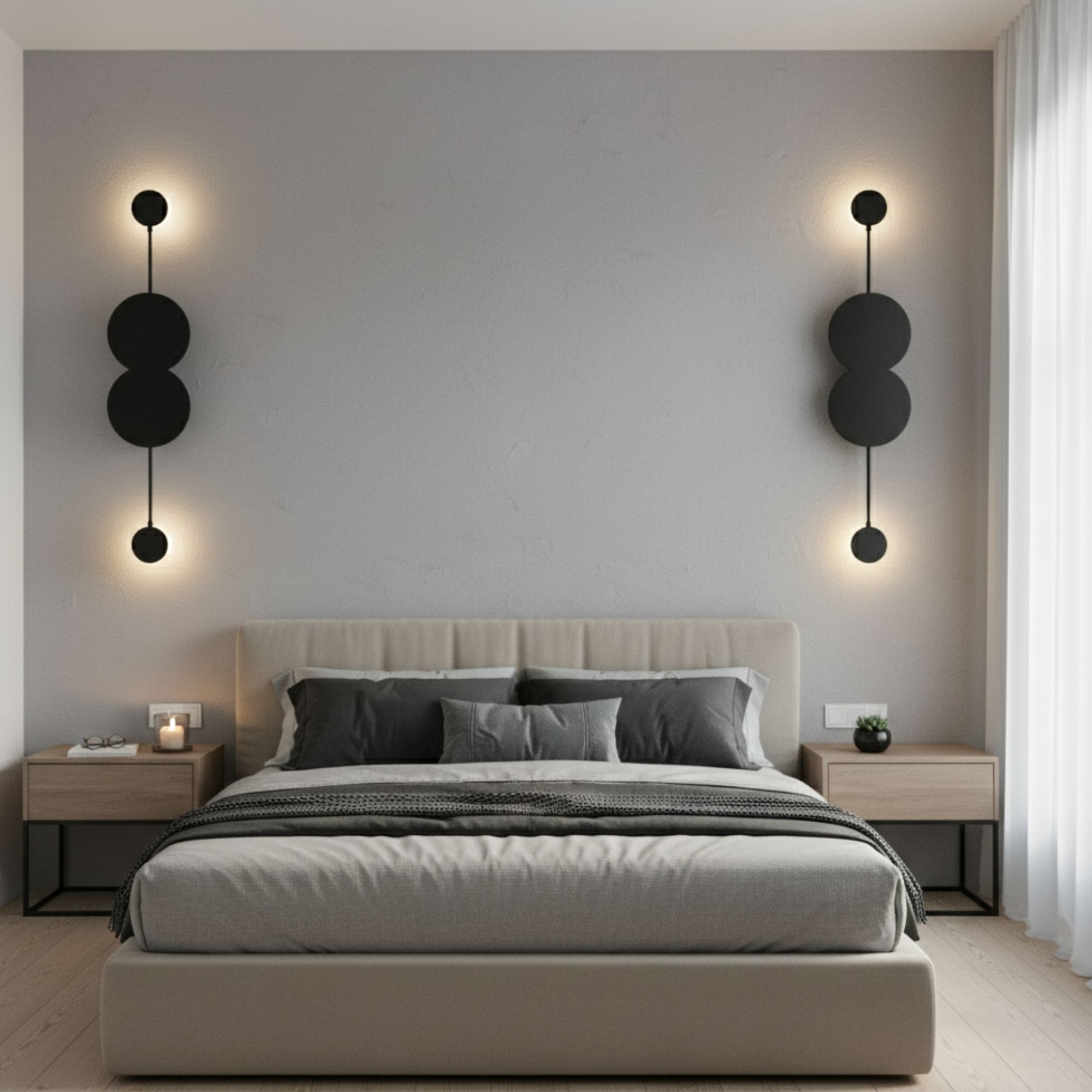 Ledos Wall Lamp Metal Black