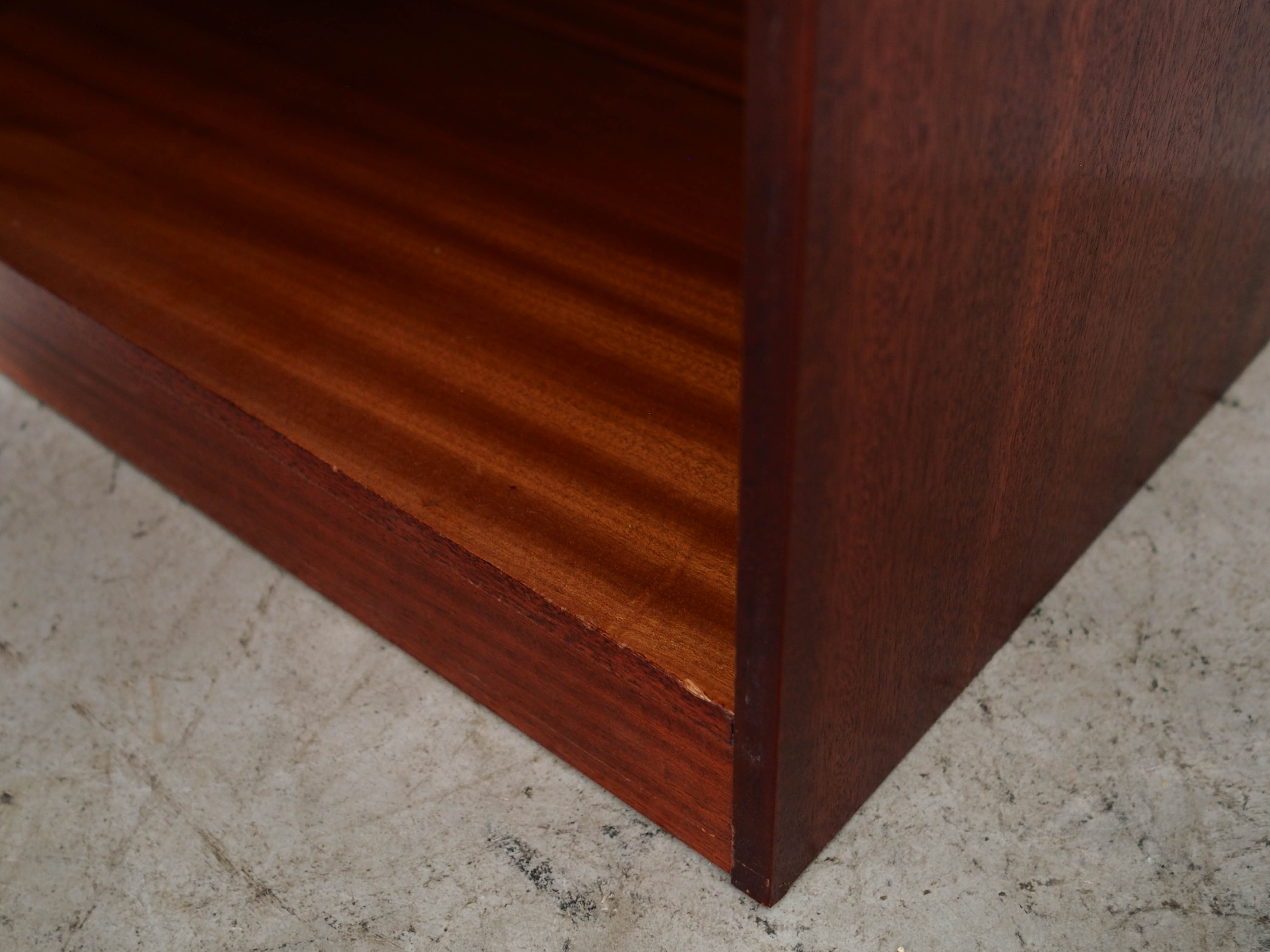 Mahogany cabinet 1980s