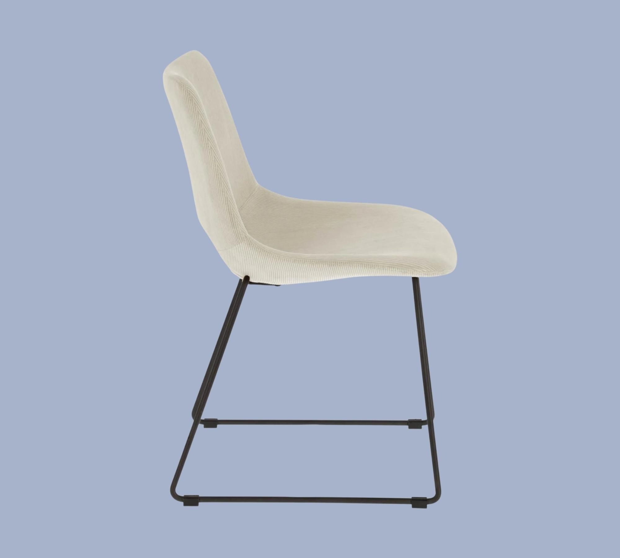 2x Esszimmerstuhl Cord Beige