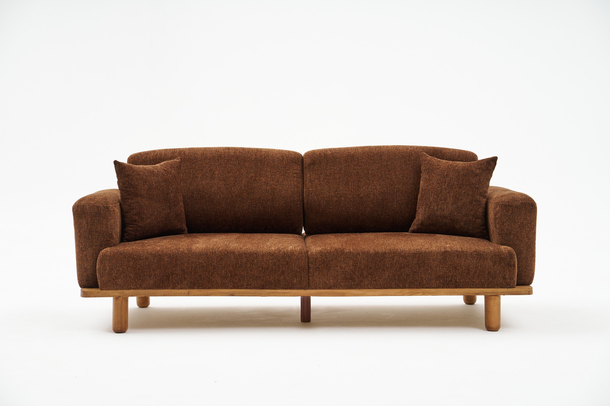 Rens Sofa 4-Sitzer Braun