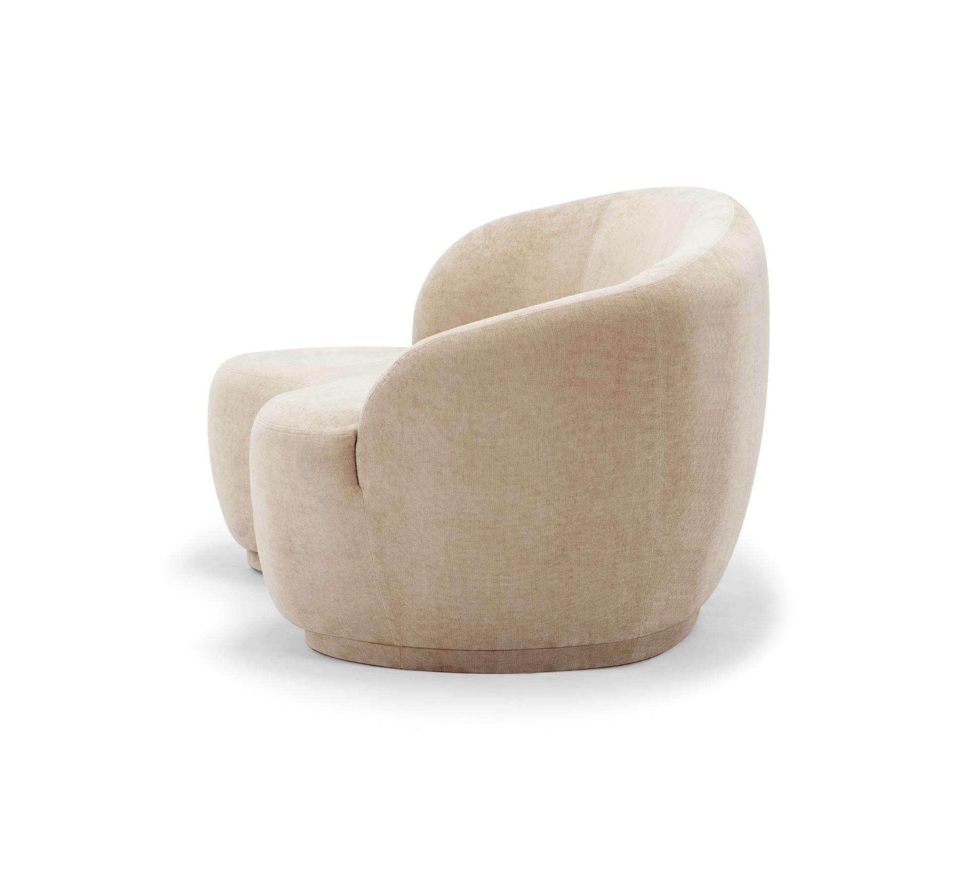Rose Sofa 2,5-Sitzer Danny Cream
