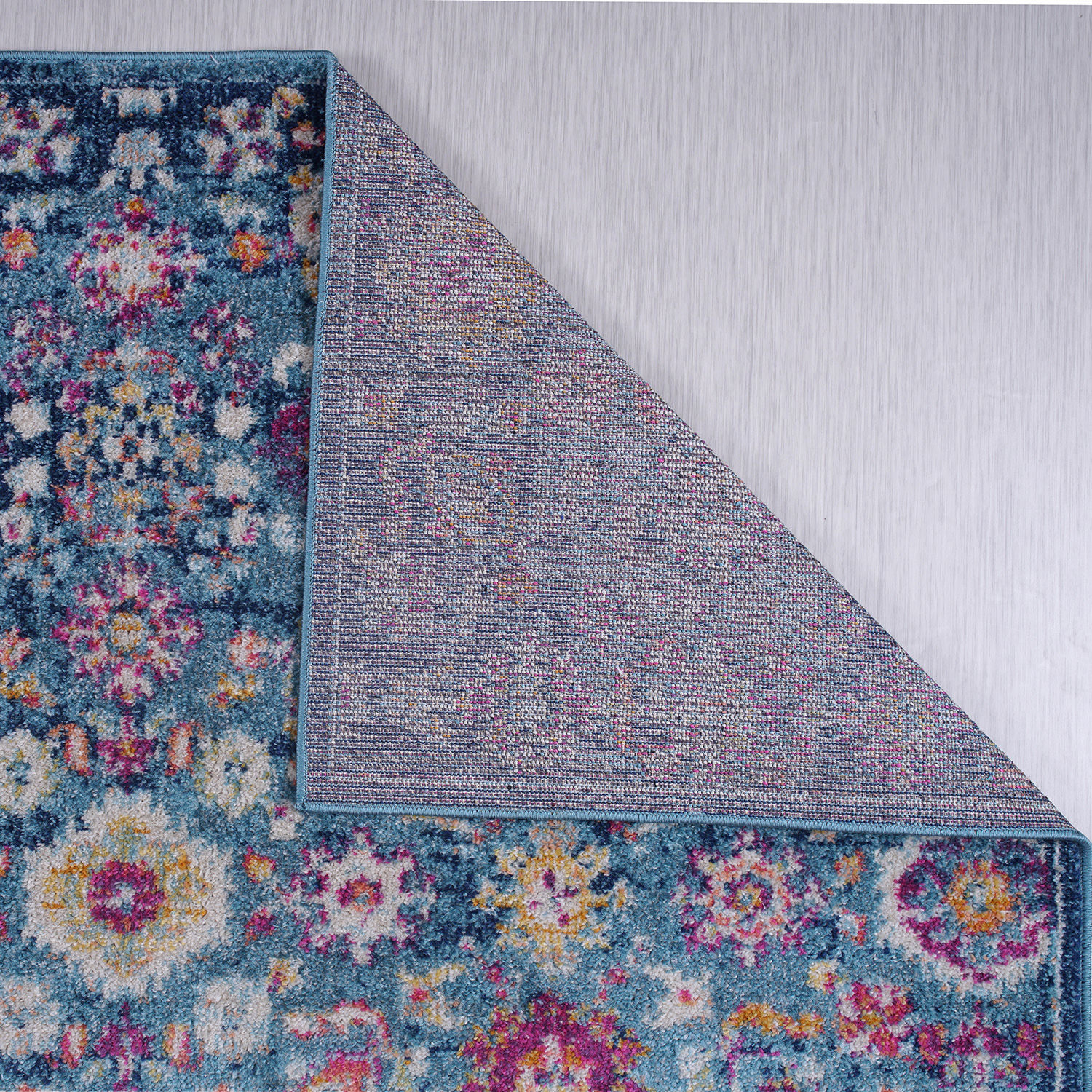 Vintage 7654 Teppich Blau