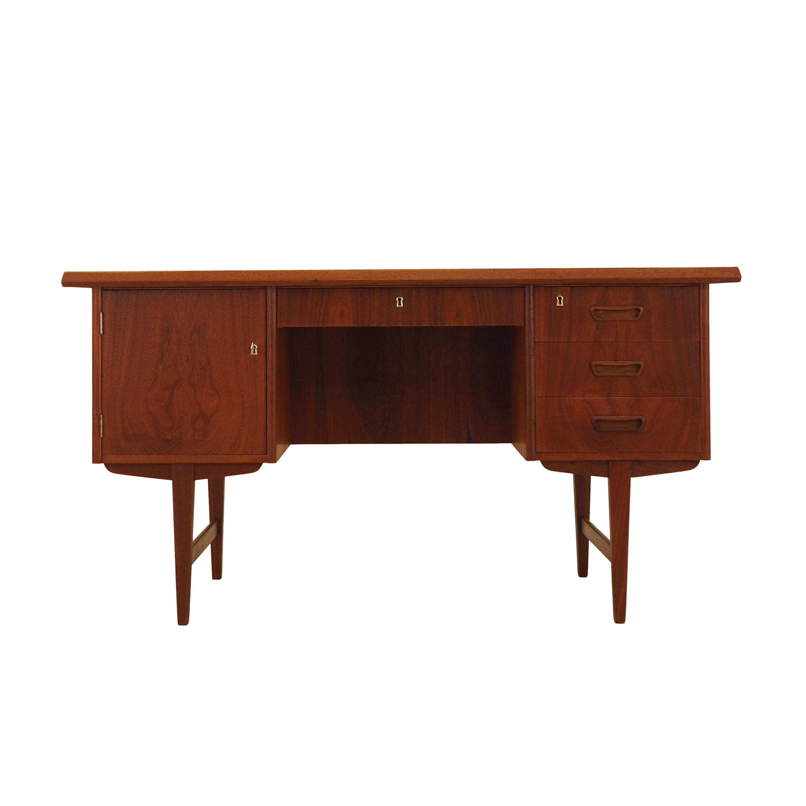 Teak-Schreibtisch 1970er Jahre 