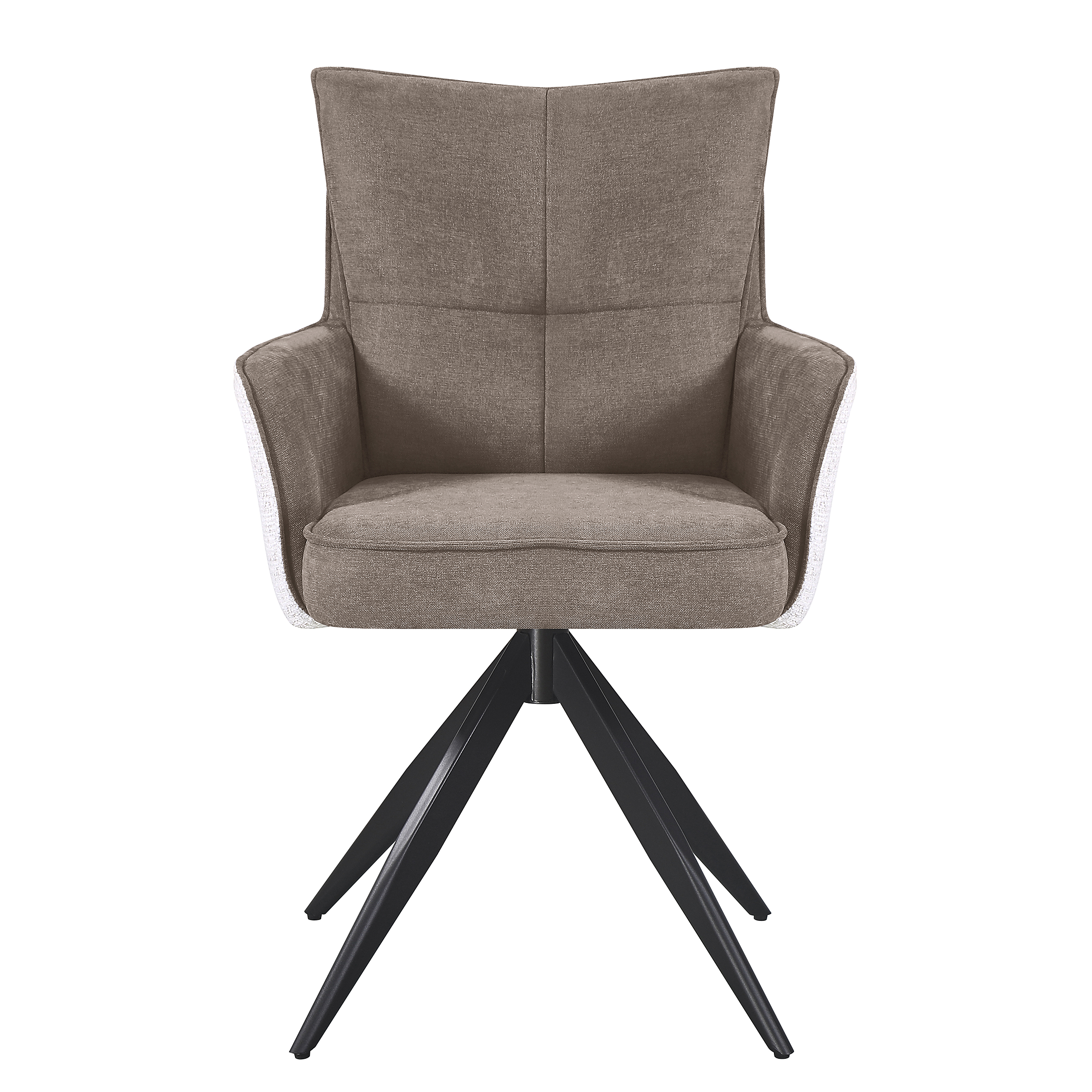 2x Sattaw Swivel Armchair Beige