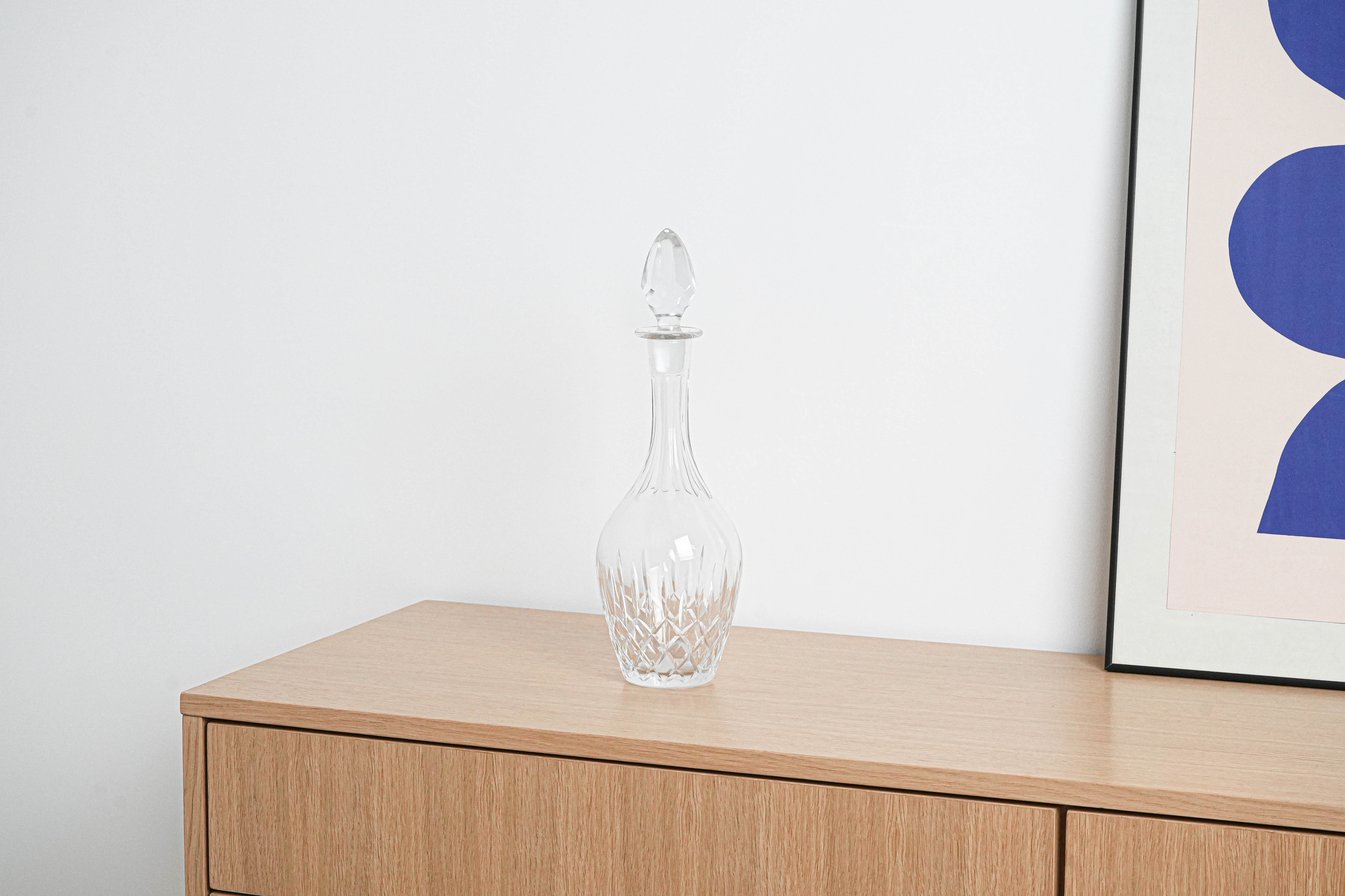 Crystal Carafe Transparent 1970s