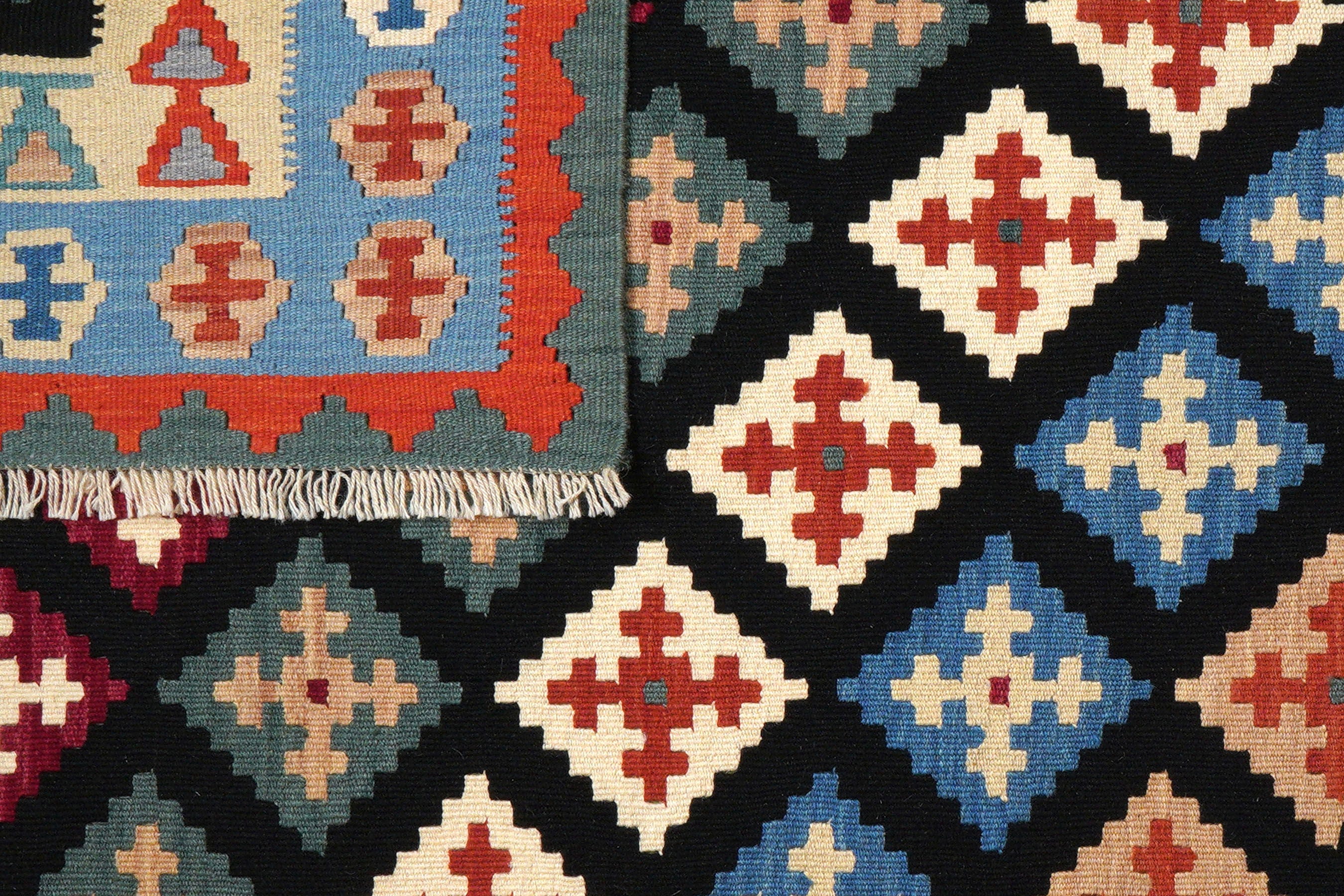 Kilim Gashgai Teppich Mehrfarbig
