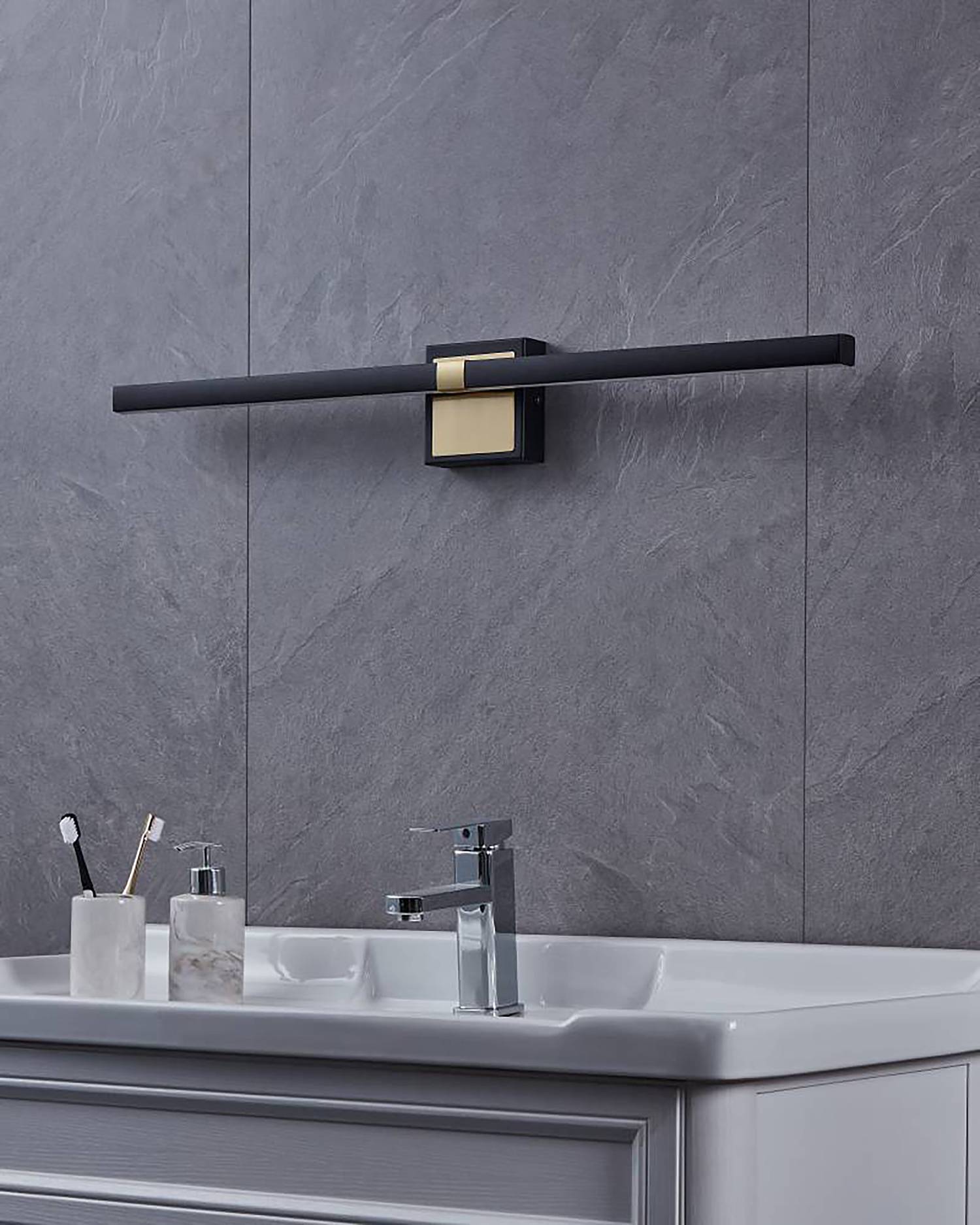 LED Wall Light Peguera Polycarbonate Steel