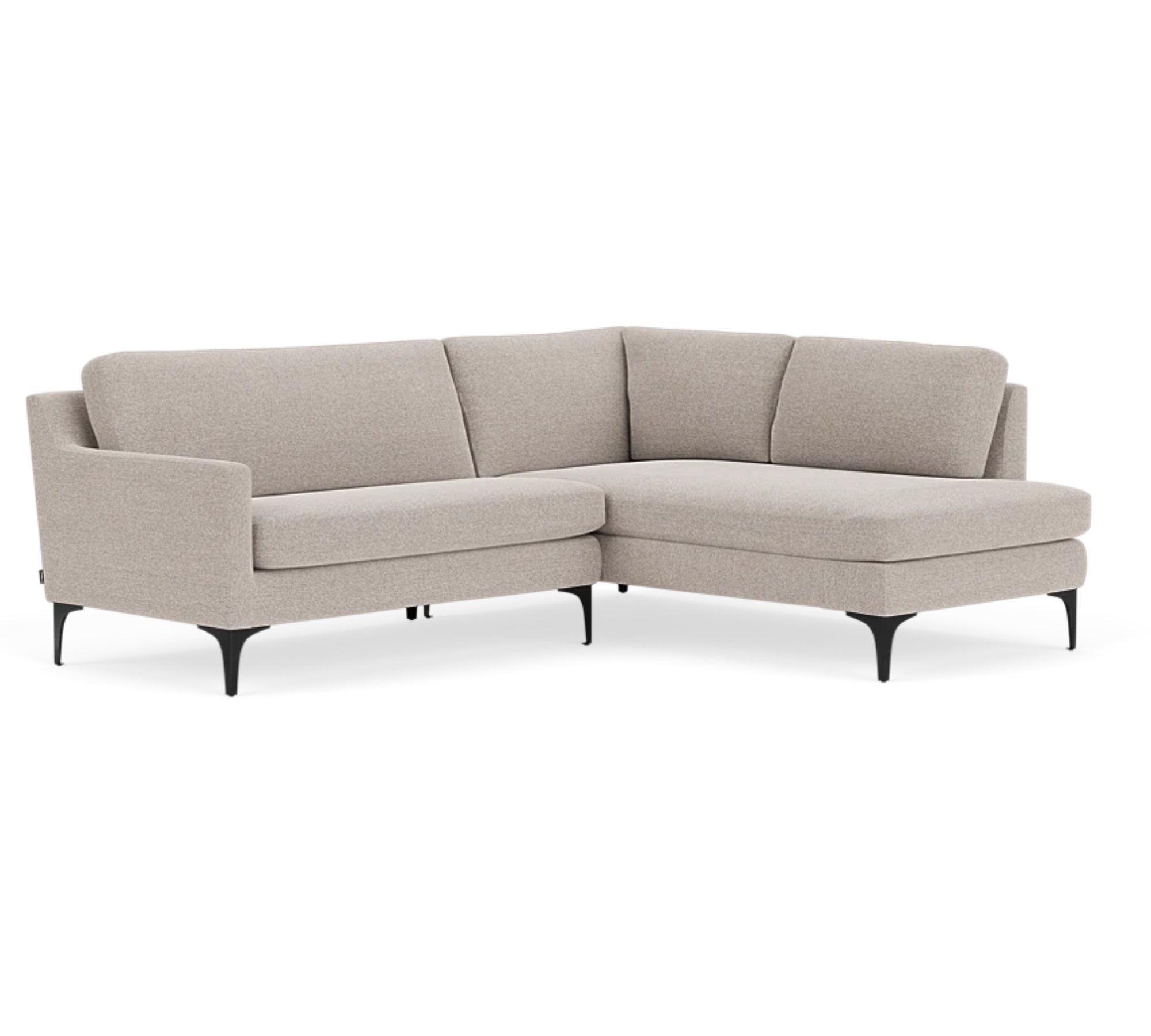 Astha Sofa Récamiere Rechts Agnes Brown