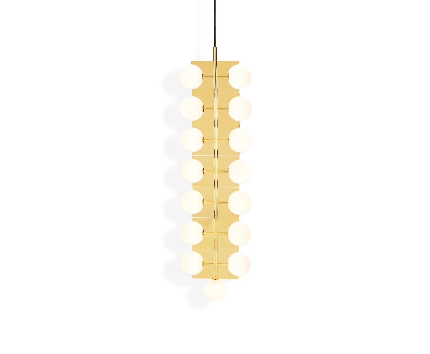 Plane Drop Pendant Lamp Gold