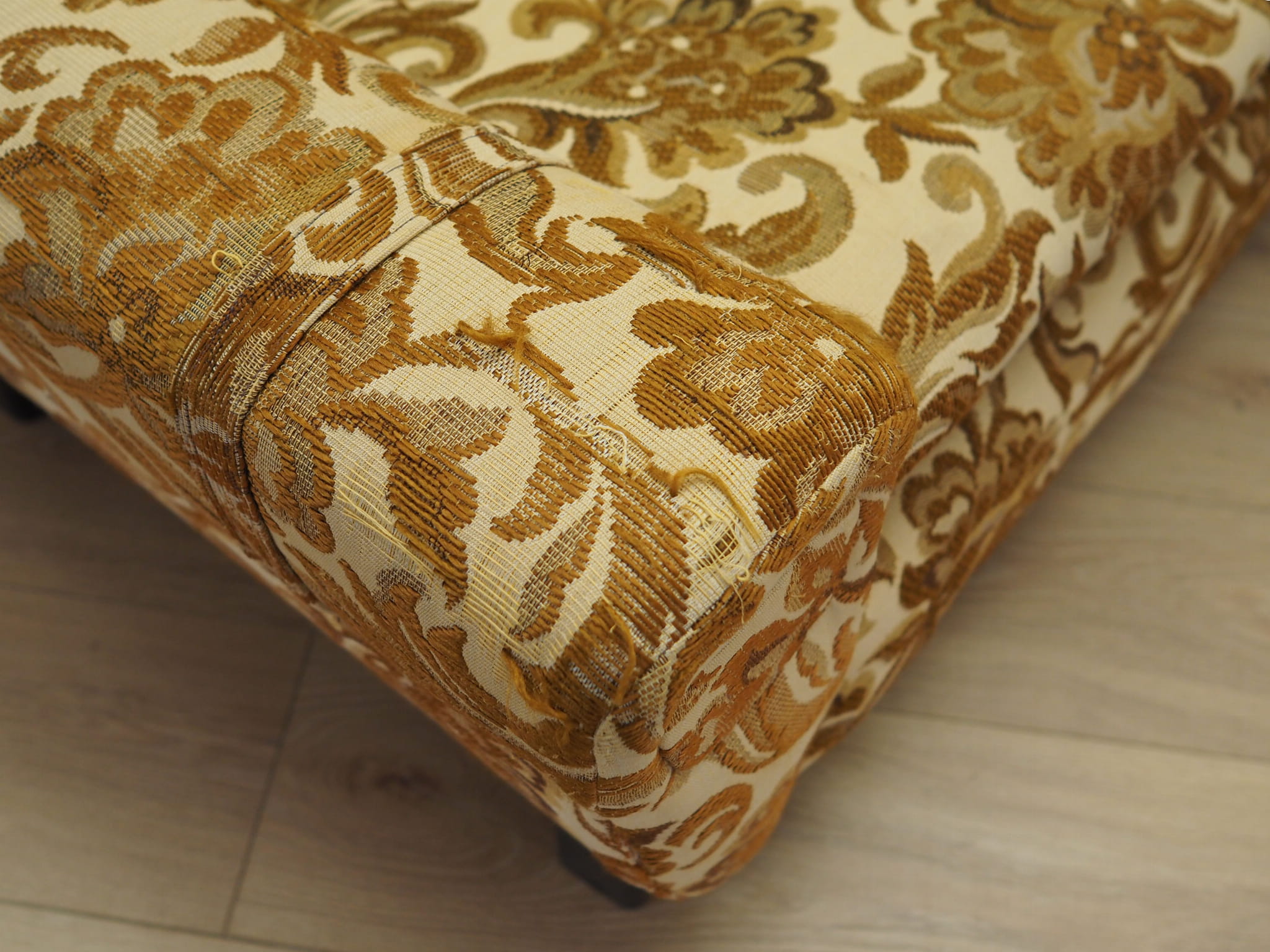 2-Sitzer Sofa Gelb 1960er Jahre