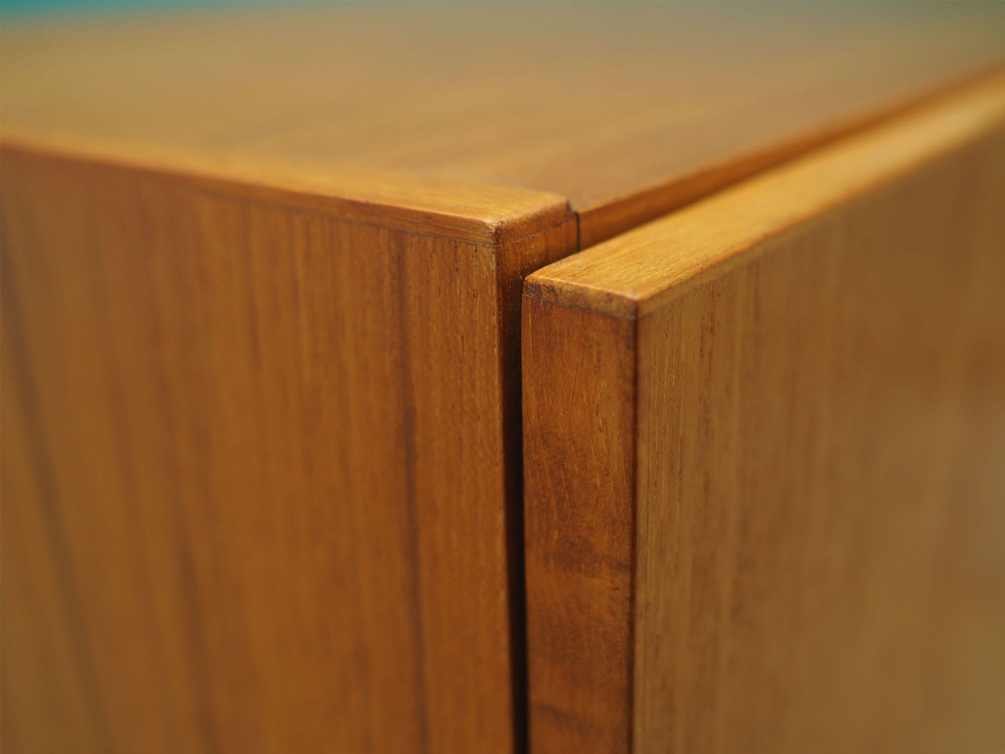 Vintage Schrank Teakholz Braun 1970er Jahre