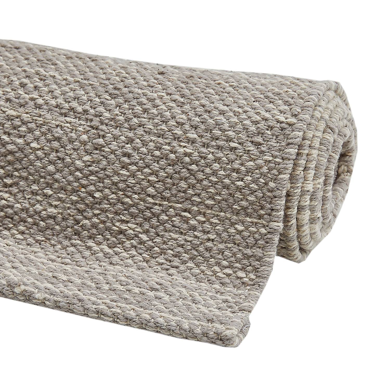 Kurzflorläufer Opland Baumwolle Taupe 70 x 140 cm