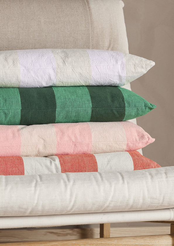 Kara Cushion Cover Organic Cotton Sienna