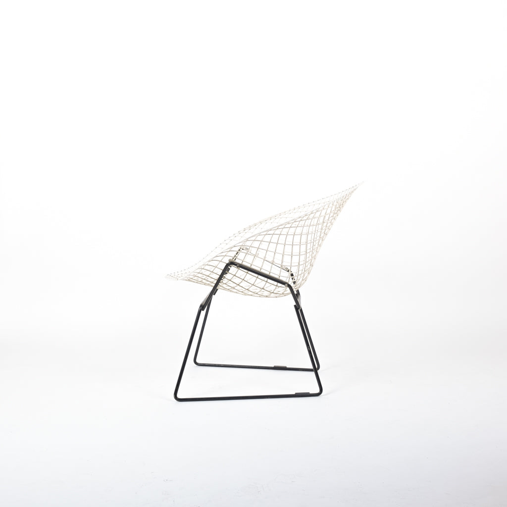 Bertoia Diamond Chair Stahl Weiß