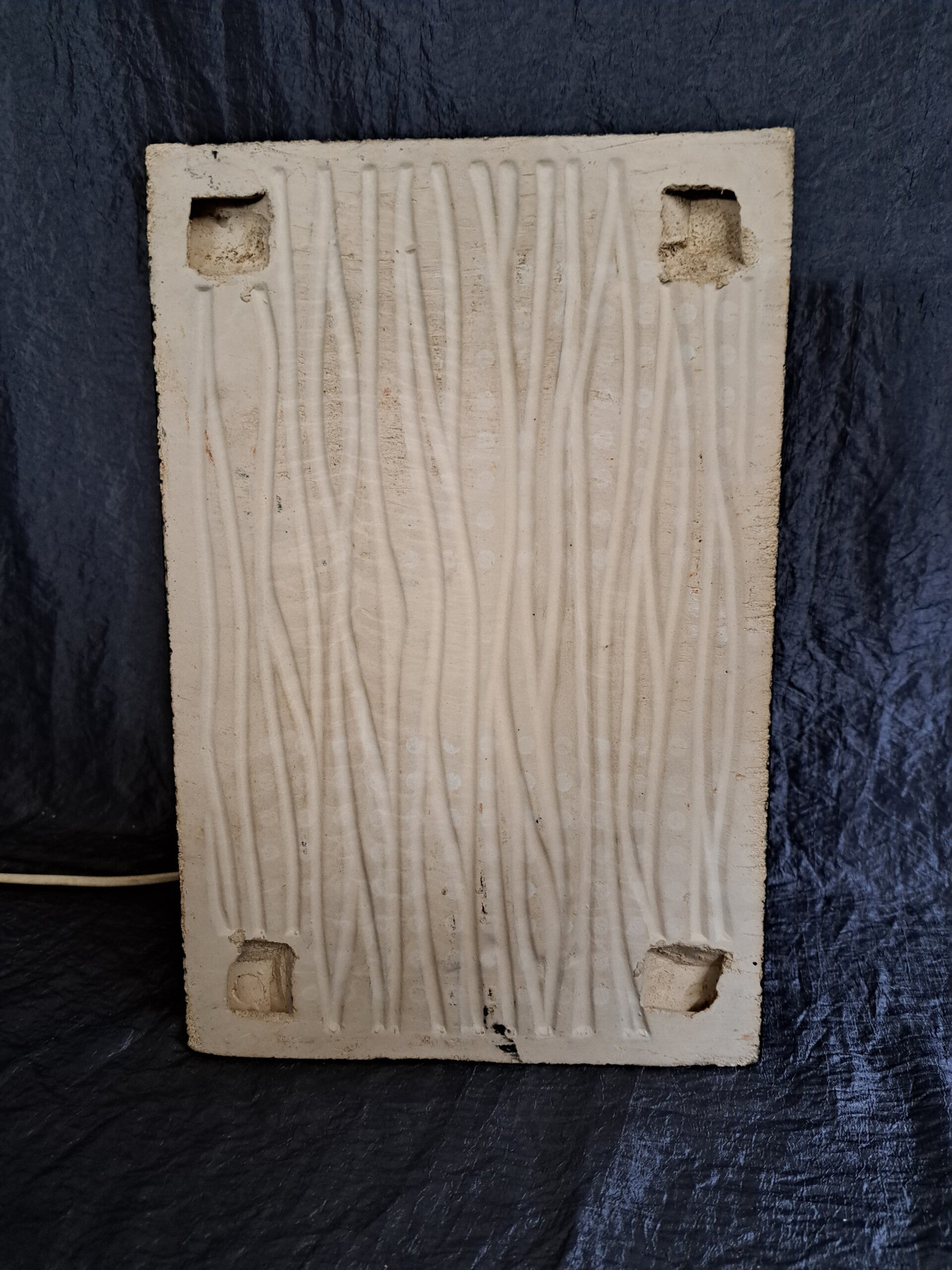 Vintage Wandfliese Keramik Mehrfarbig