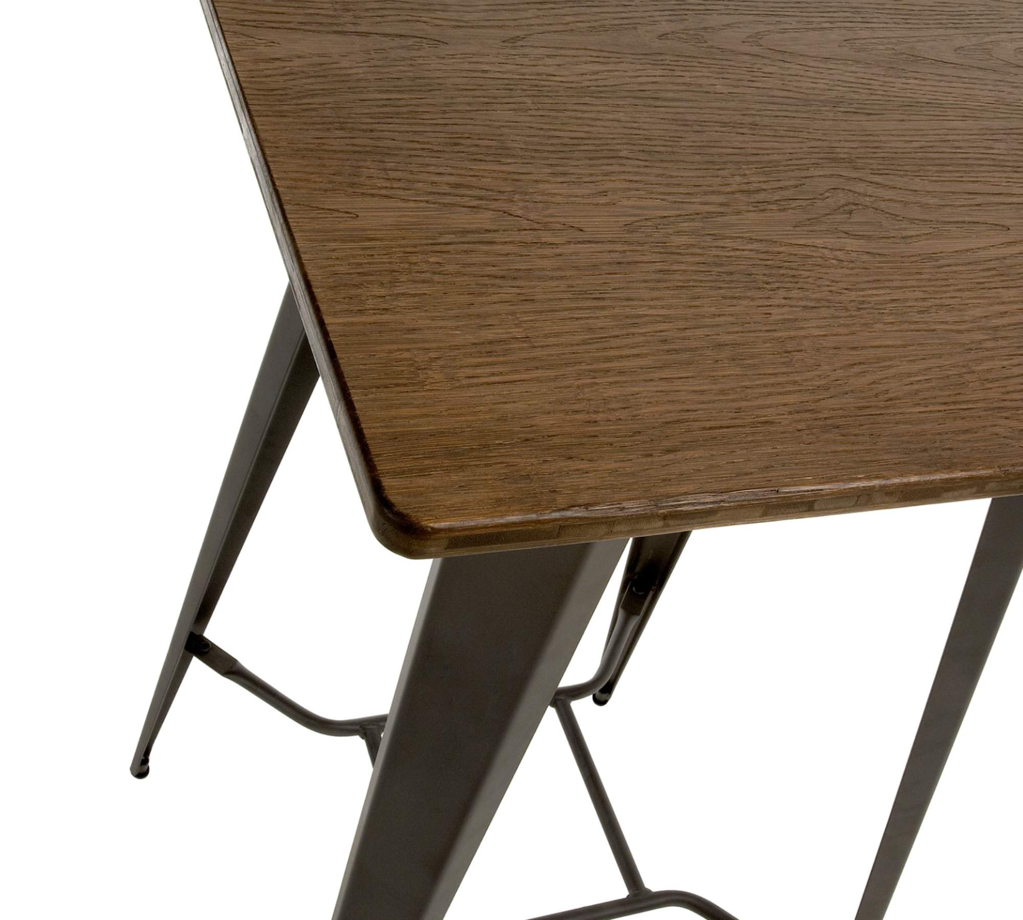 Bartisch Bambus Massivholz Braun