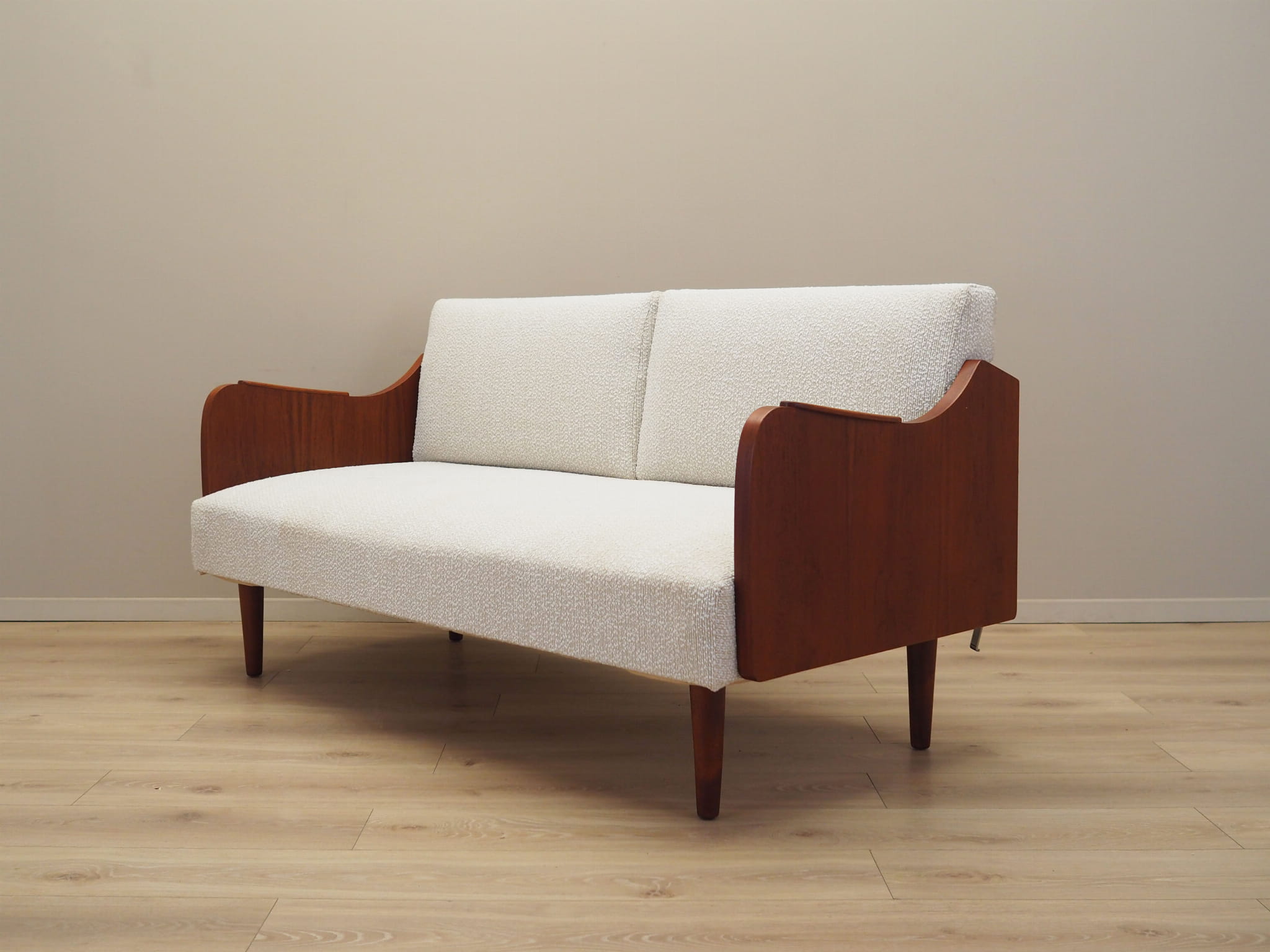 2-Sitzer Sofa Beige 1970er Jahre
