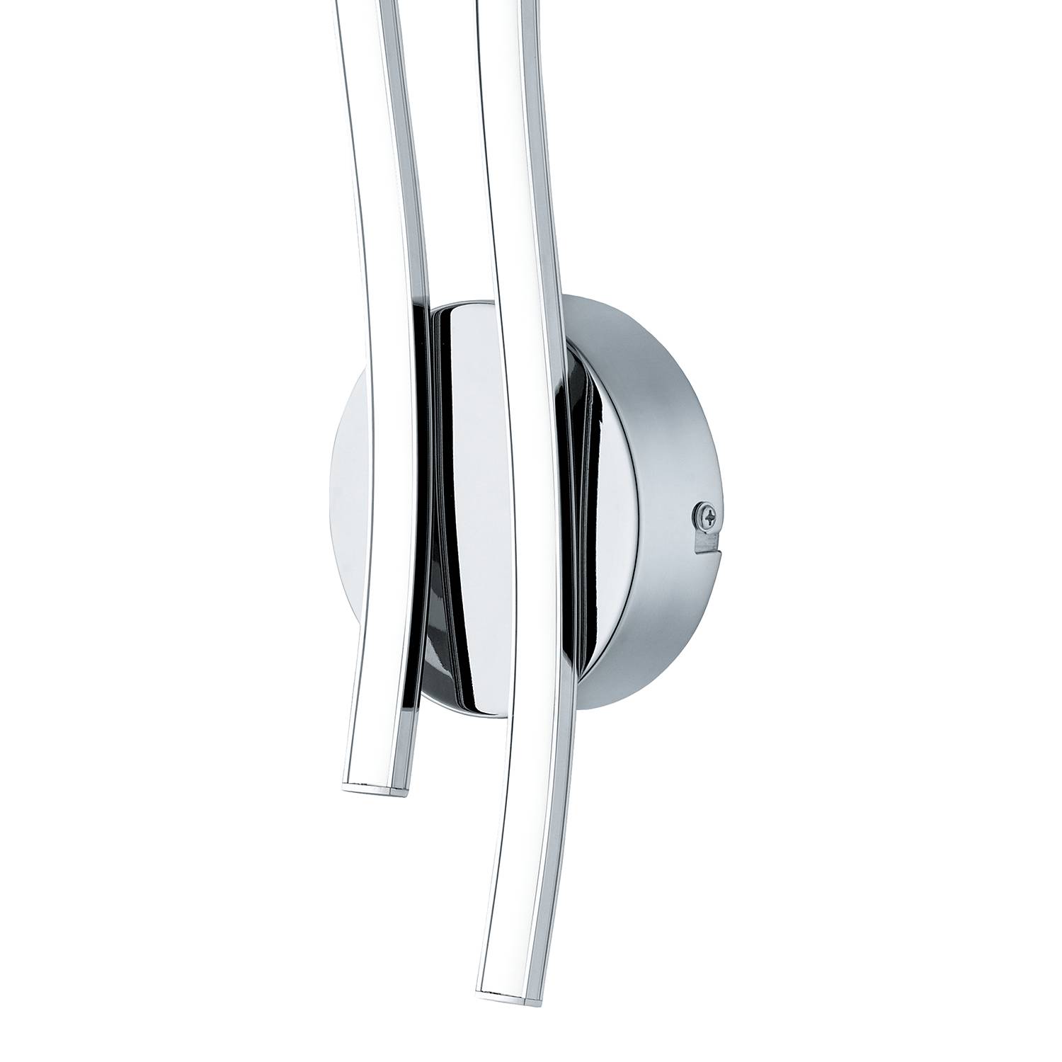 Valmora LED-Wandleuchte Kunststoff Aluminium 2-flammig