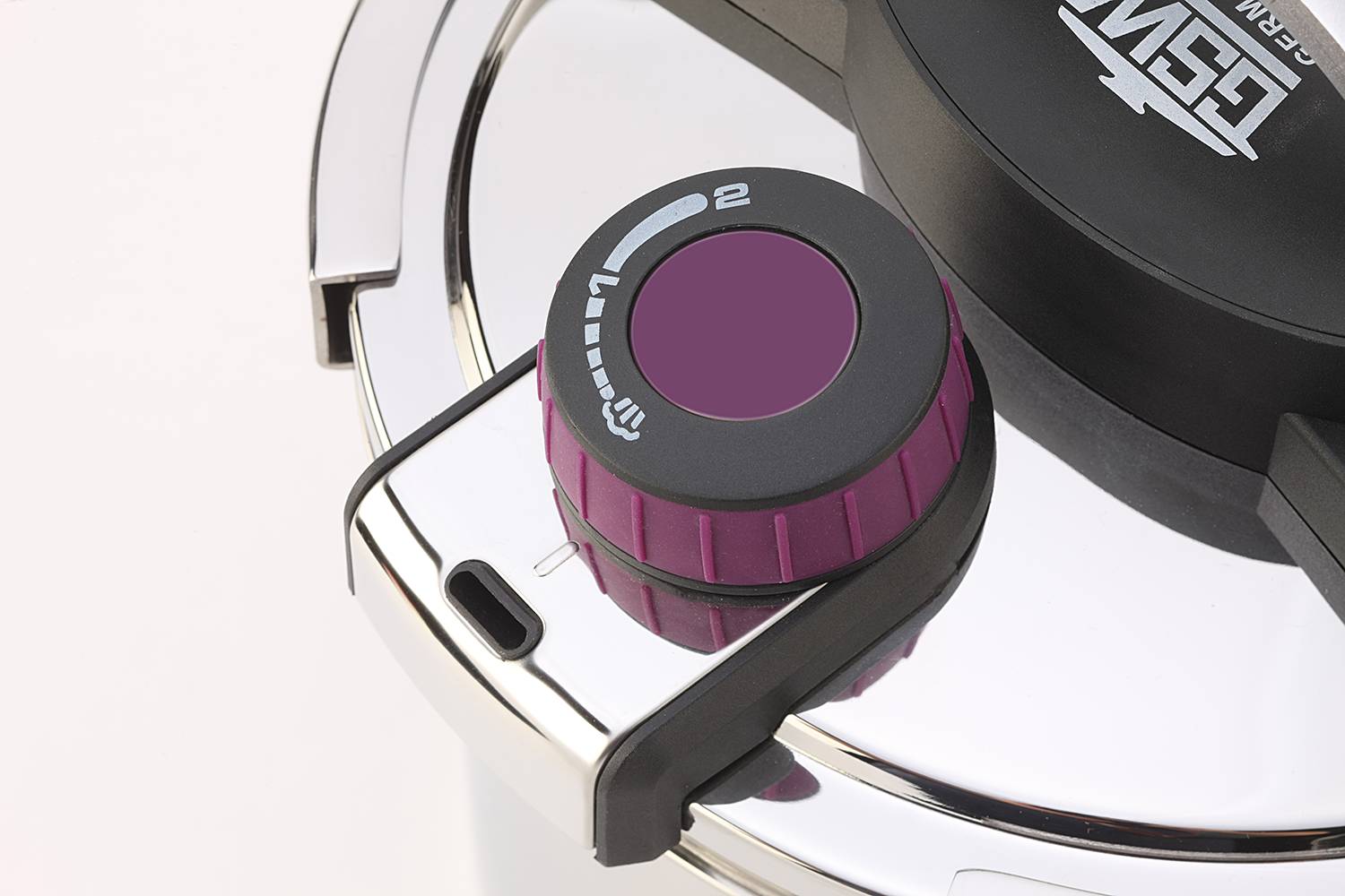 Easy Click Schnellkochtopf 2-teilig Edelstahl Silber