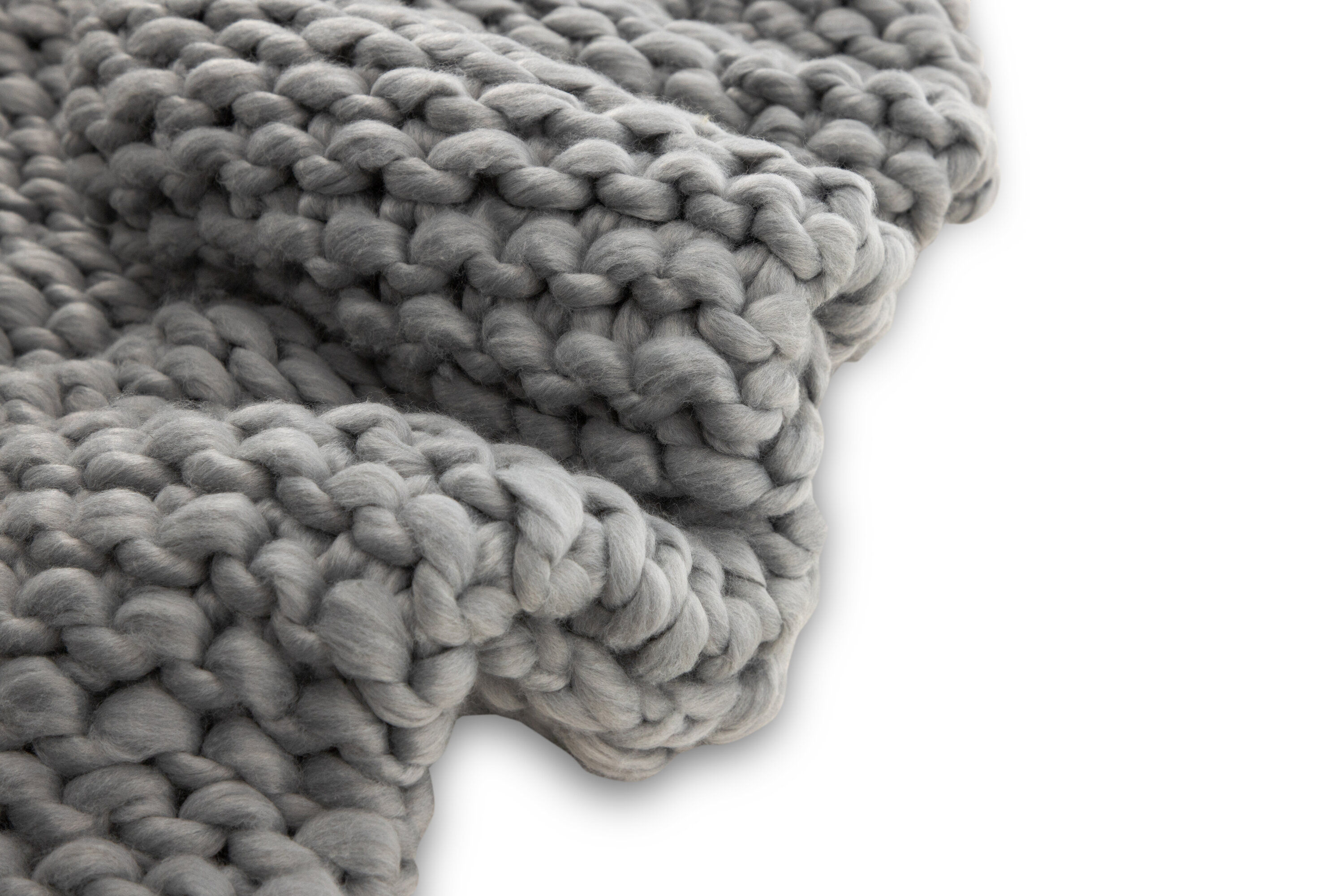 Kate Plaid Hellgrau 130x170cm