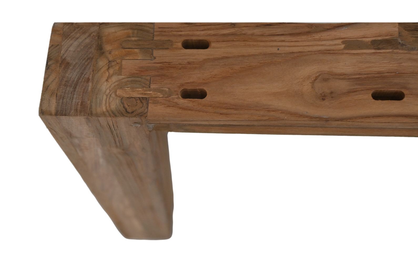 2x Tischbein Outdoor Teakholz