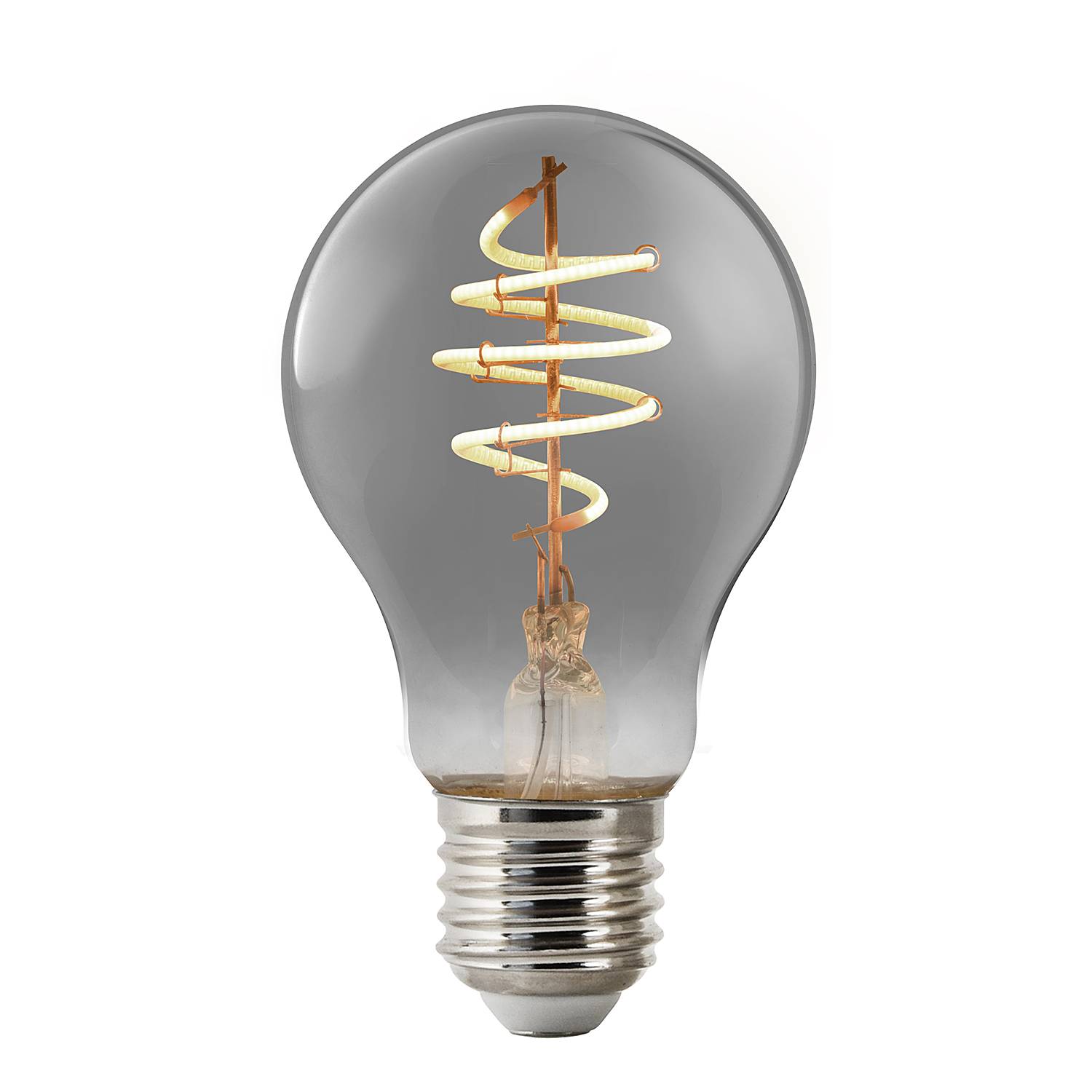 Smart E27 Leuchtmittel Rauchglas 6x11cm