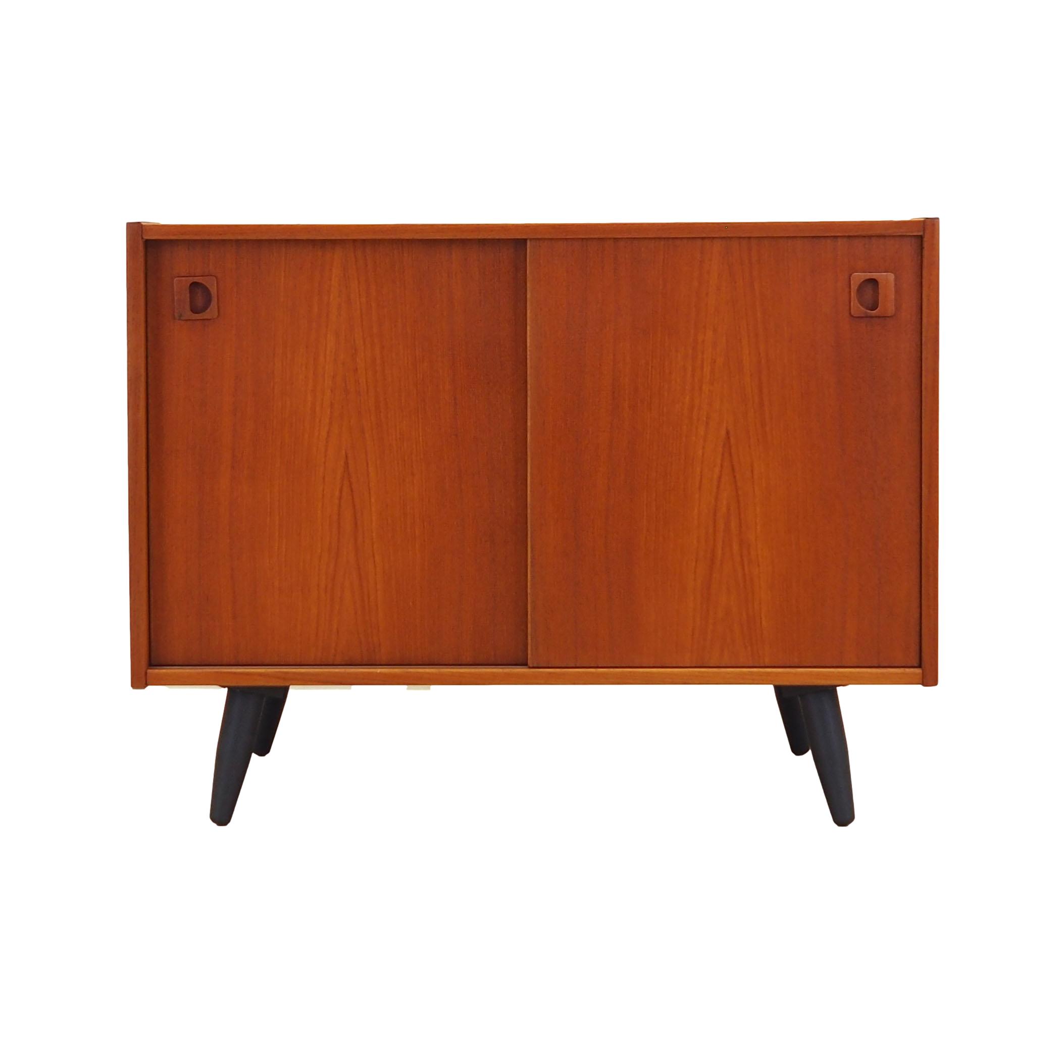 Vintage cabinet Teak wood brown 1970s