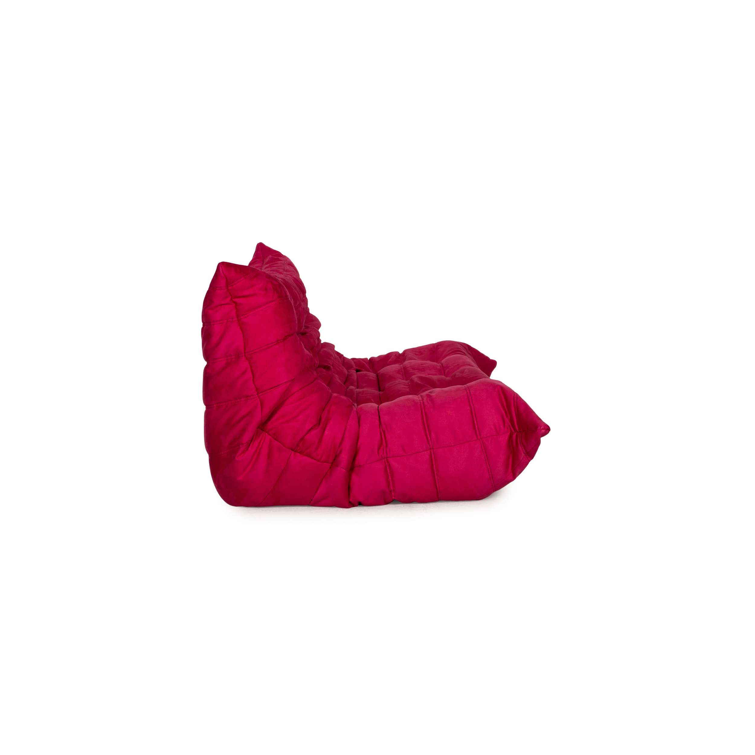 Togo Sofa 3-Sitzer Stoff Rot
