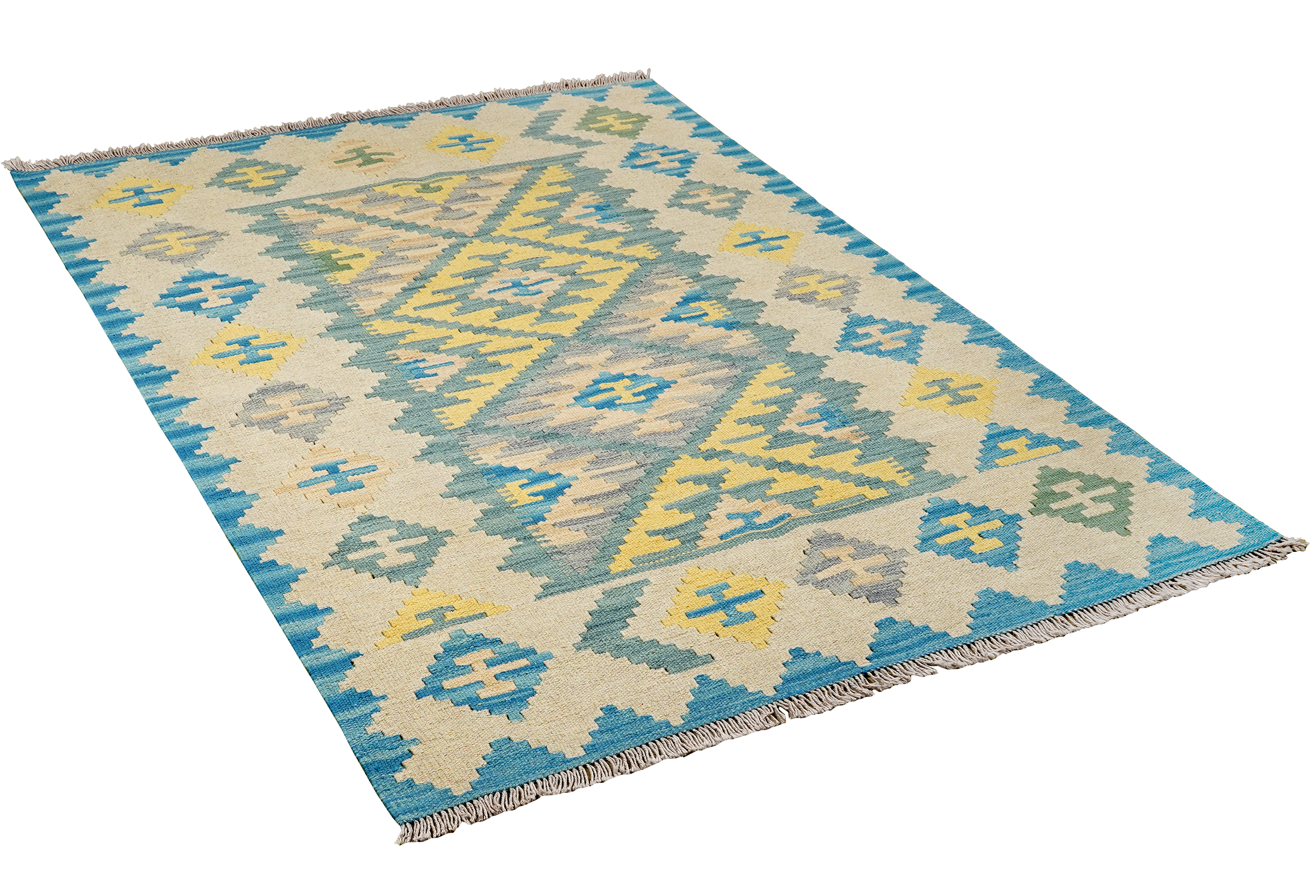 Kilim Gashgai Teppich Mehrfarbig