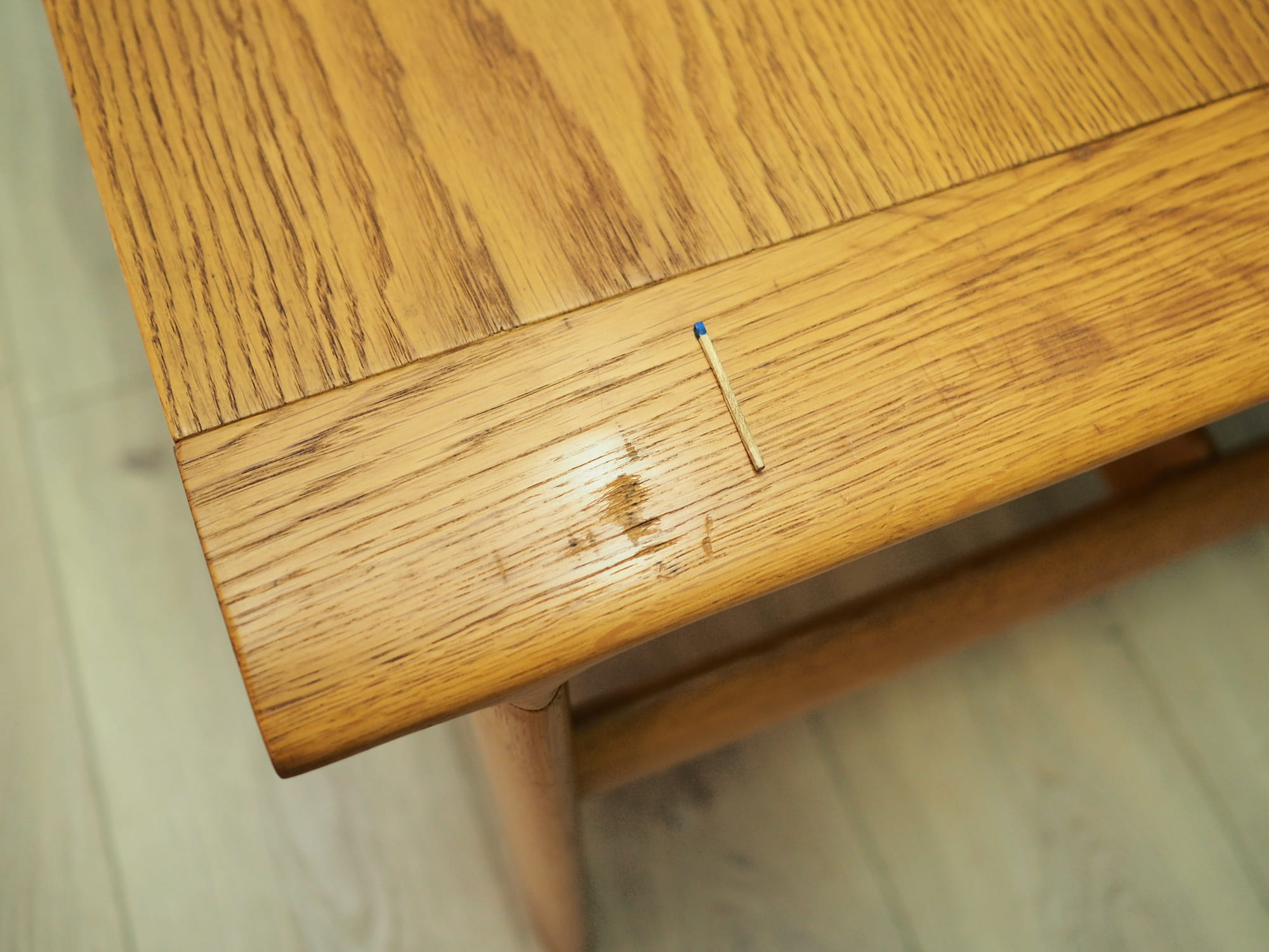 Vintage Couchtisch Holz Braun 1960er Jahre 