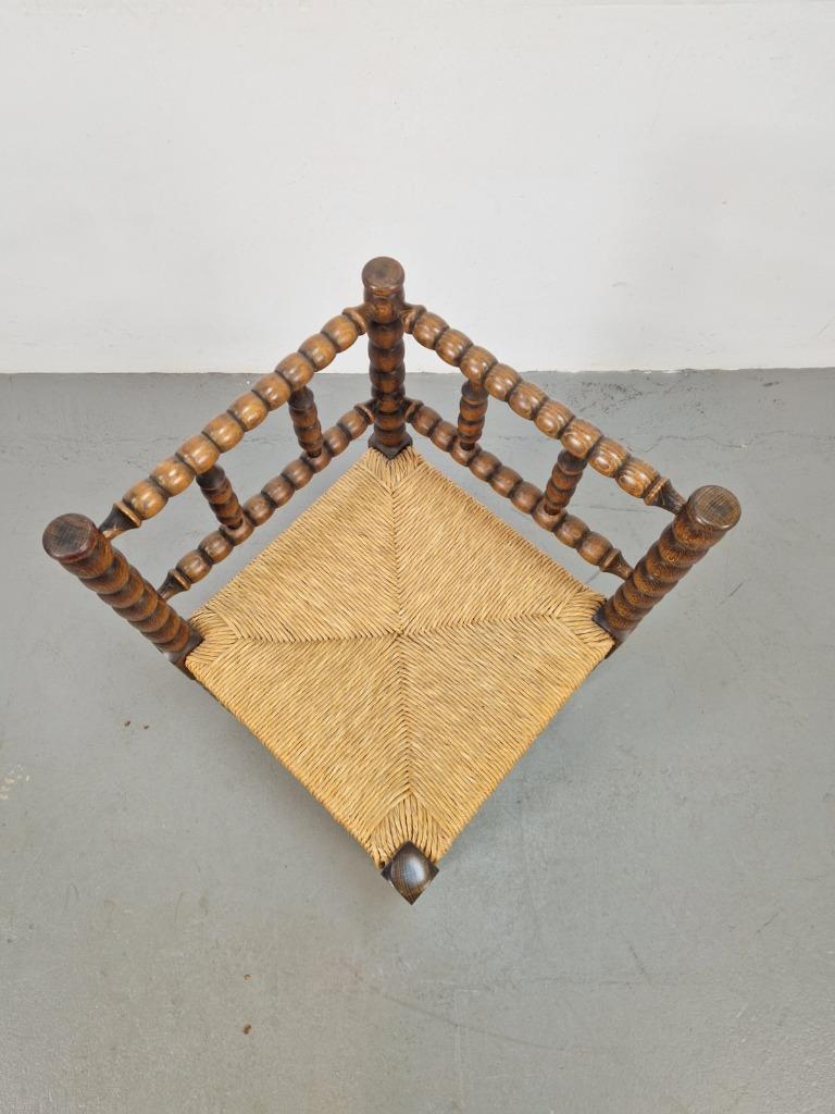 Bobbin Eckstuhl Eiche