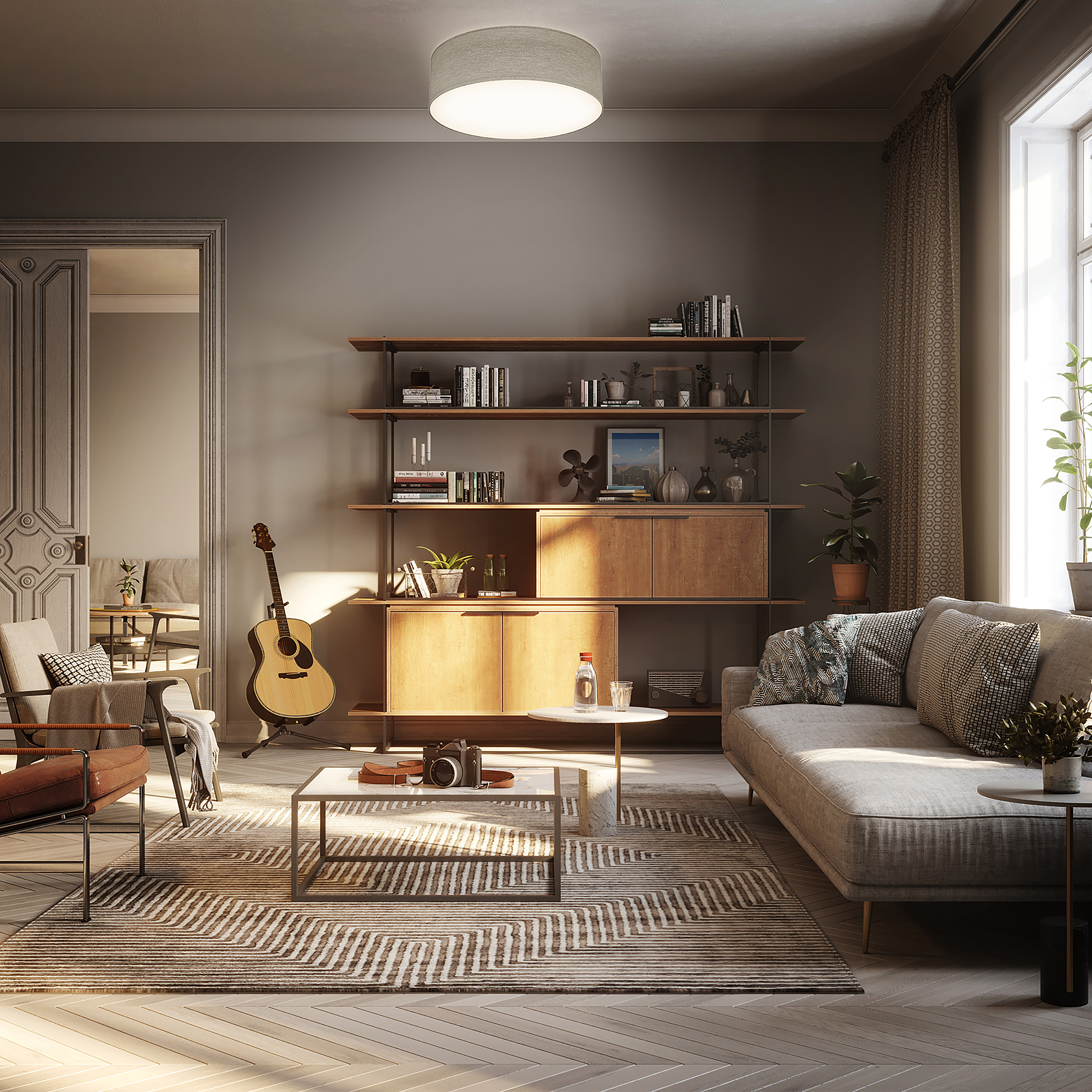 Paaho Deckenleuchte Beige