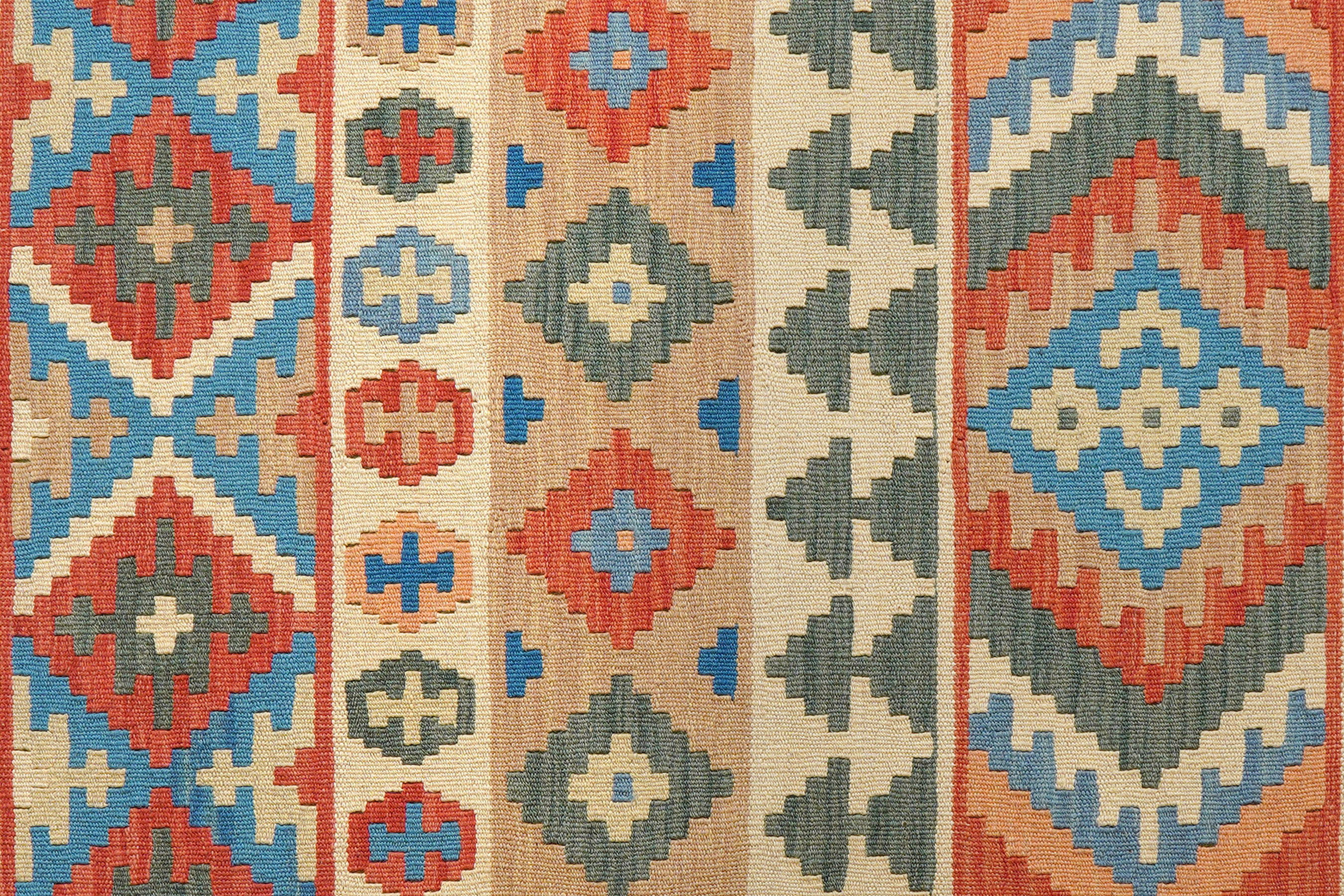 Kelim Gashgai Teppich Wolle Mehrfarbig