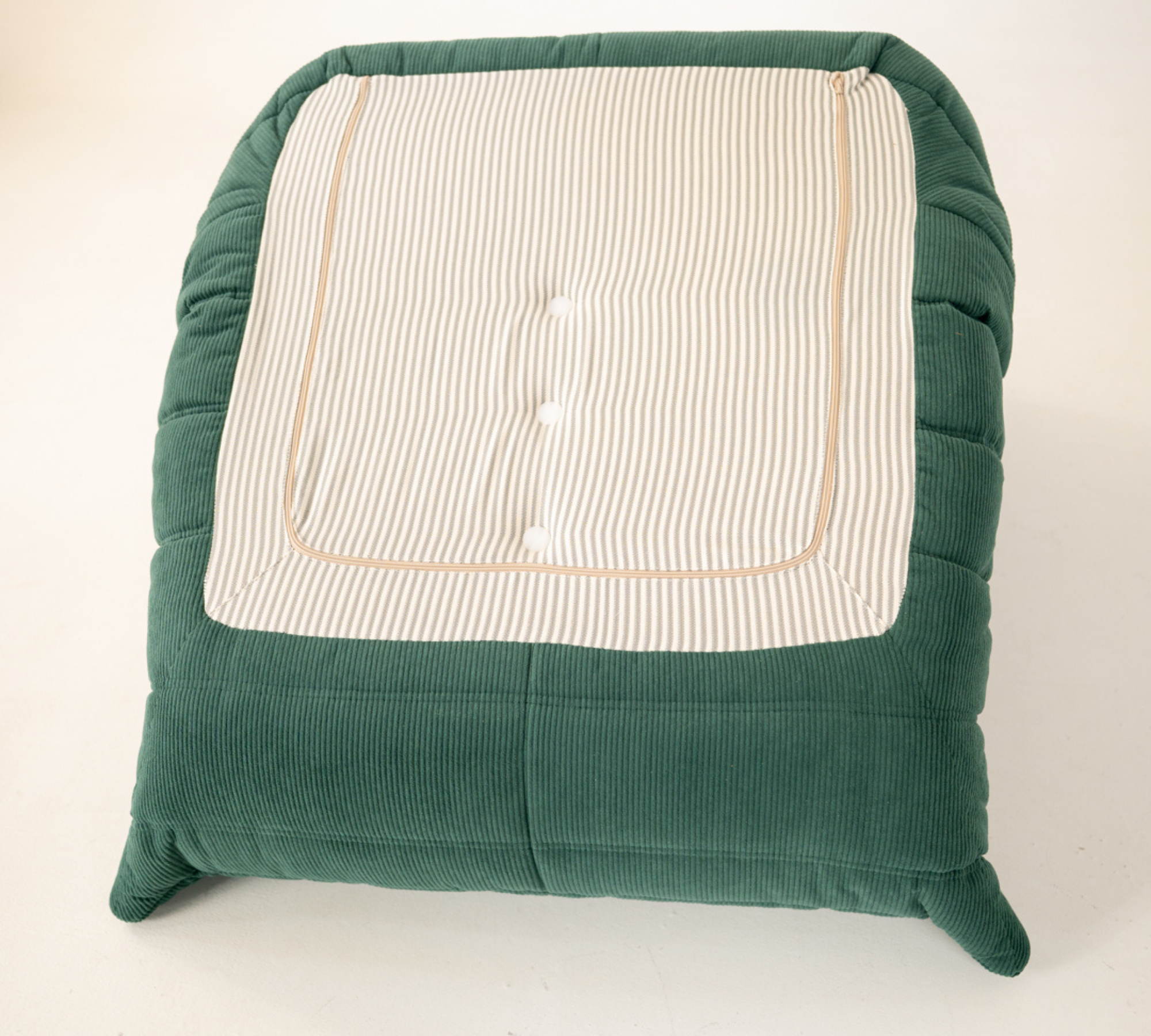 Togo Sessel und Ottoman Set Cord Tannengrün