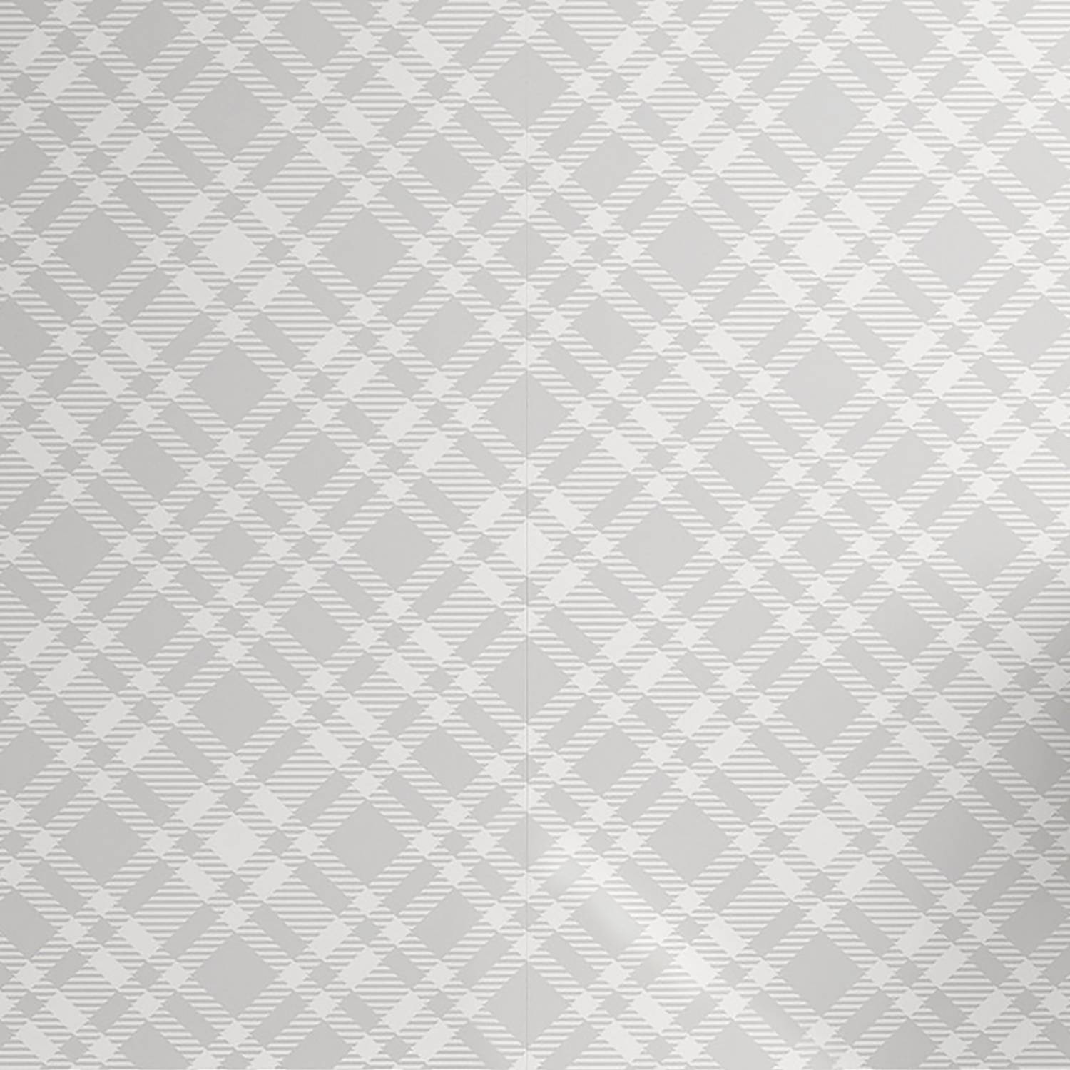 Tapete Neutral Color PVC Weiß / Hellgrau Höhe: 180 cm