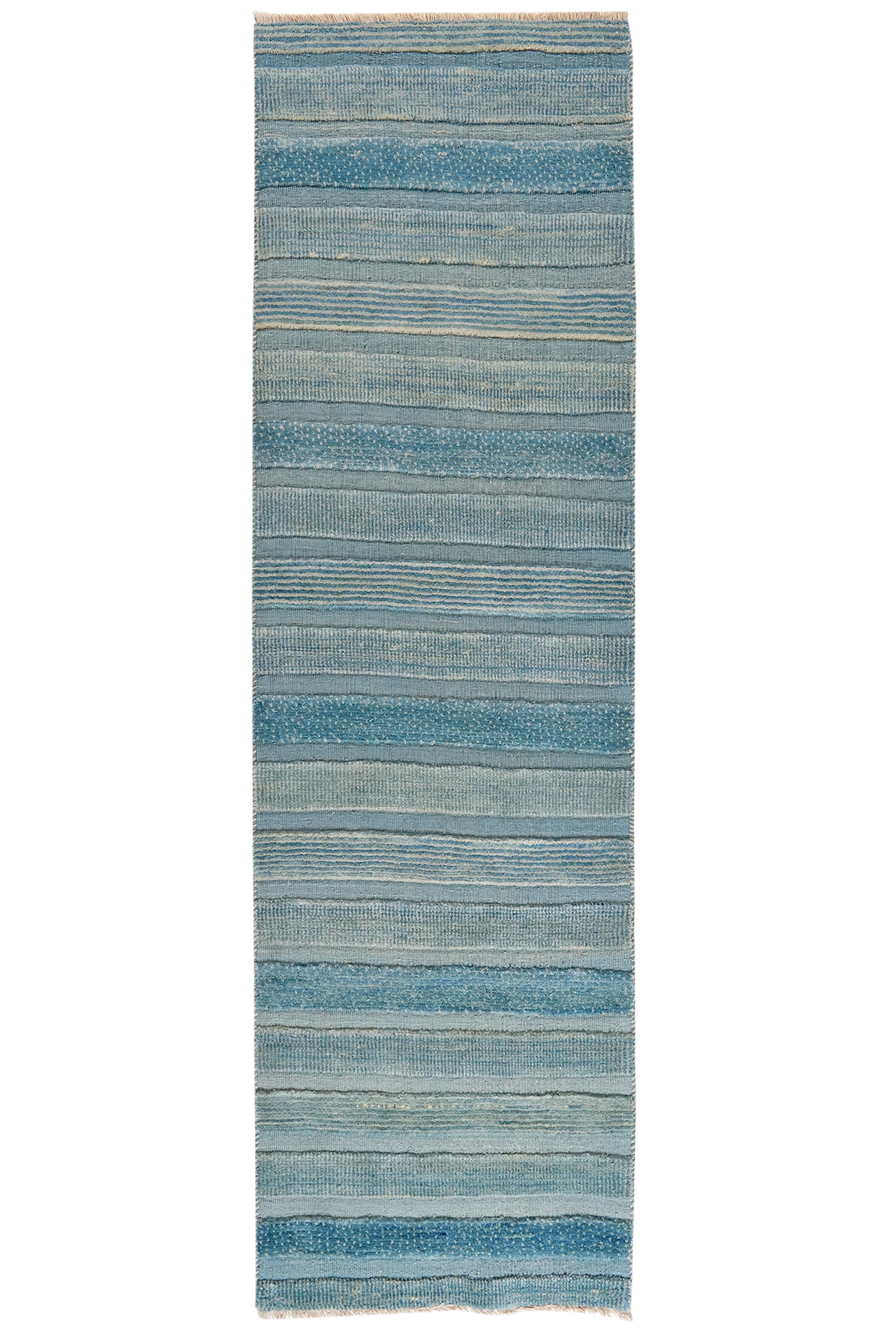 Kelim Gabbeh-Teppich Wolle Blau