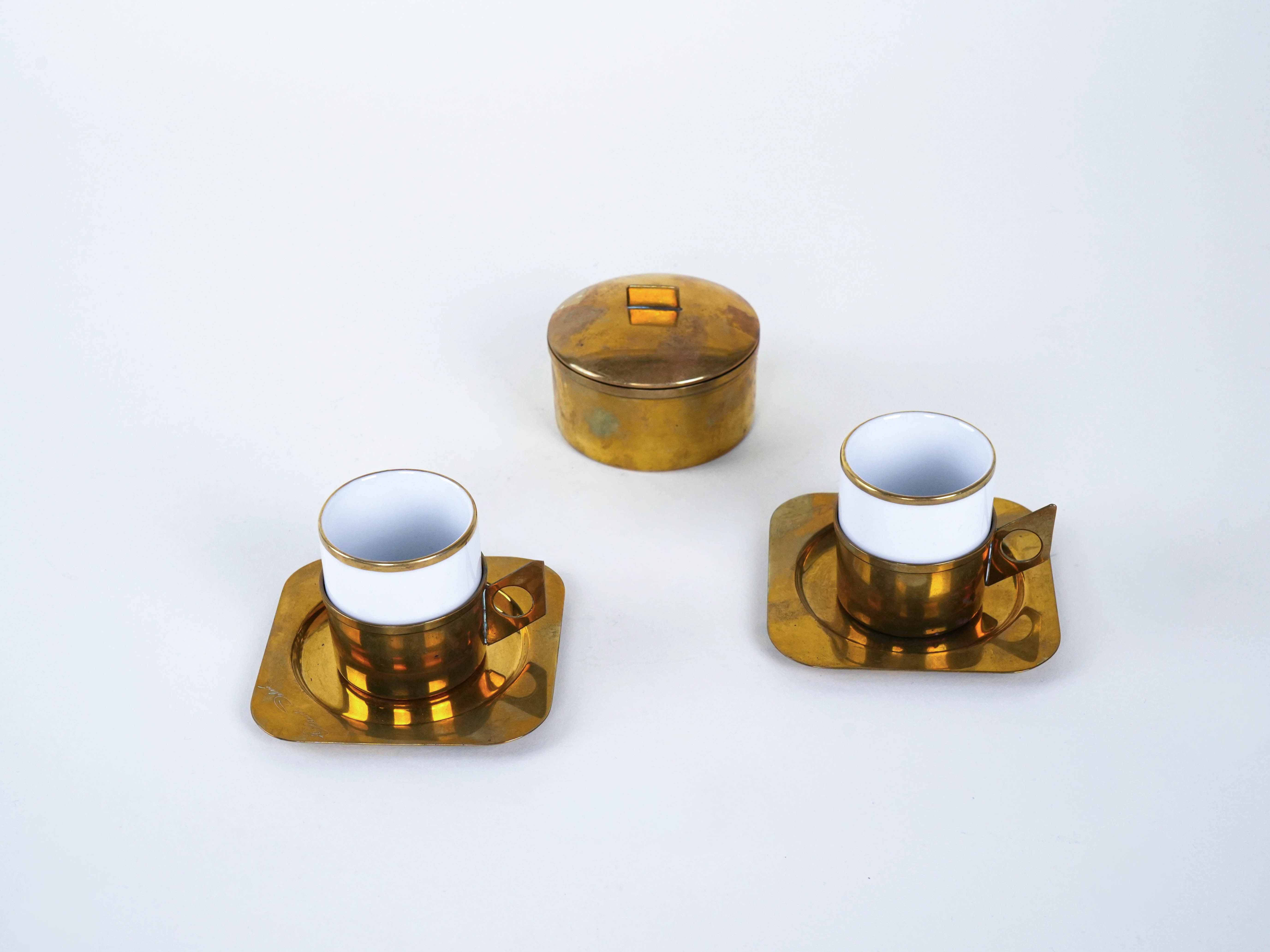 Kaffeeservice Porzellan 1970er Jahre
